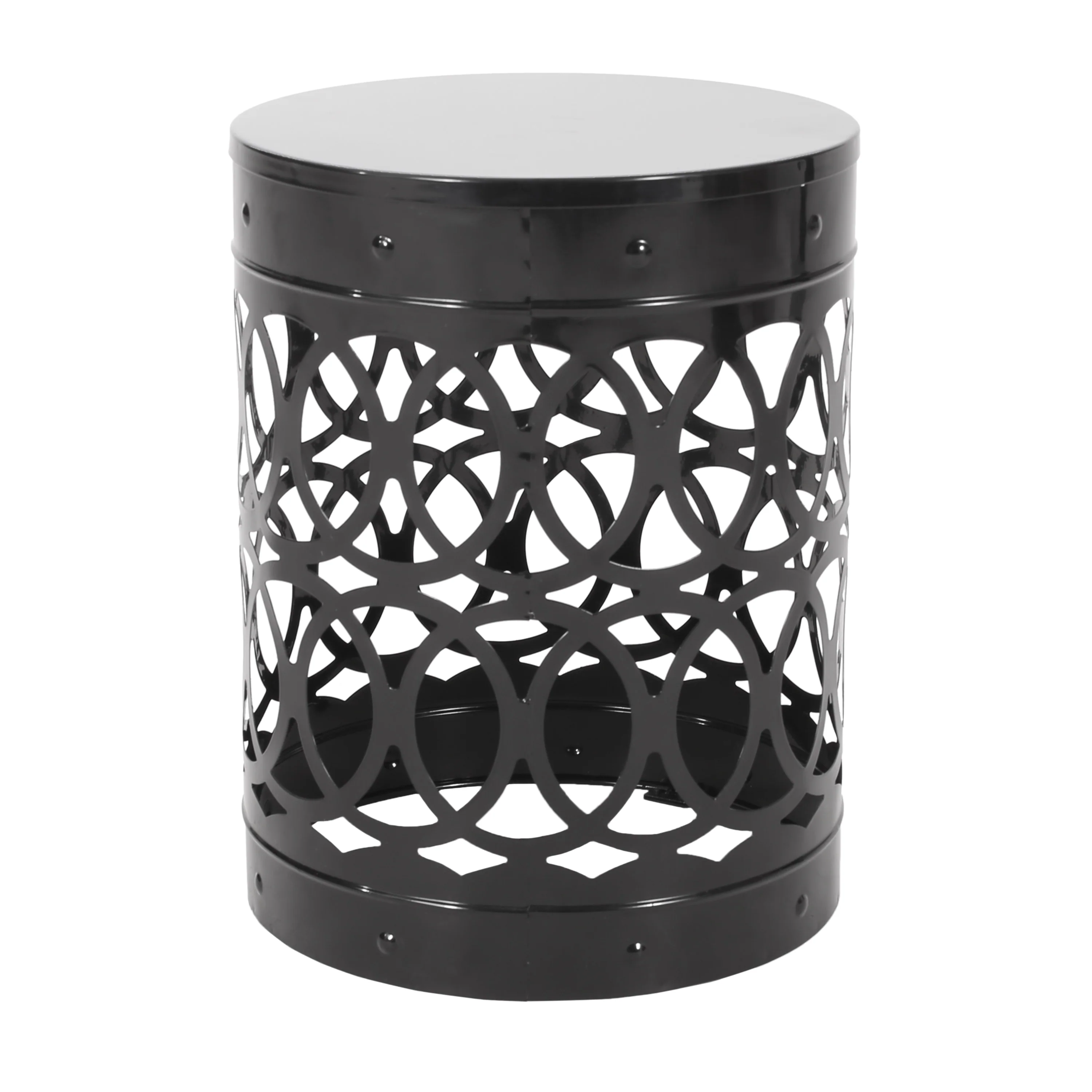 Pellerin Outdoor Metal Side Tables, Set of 2 - furnishings