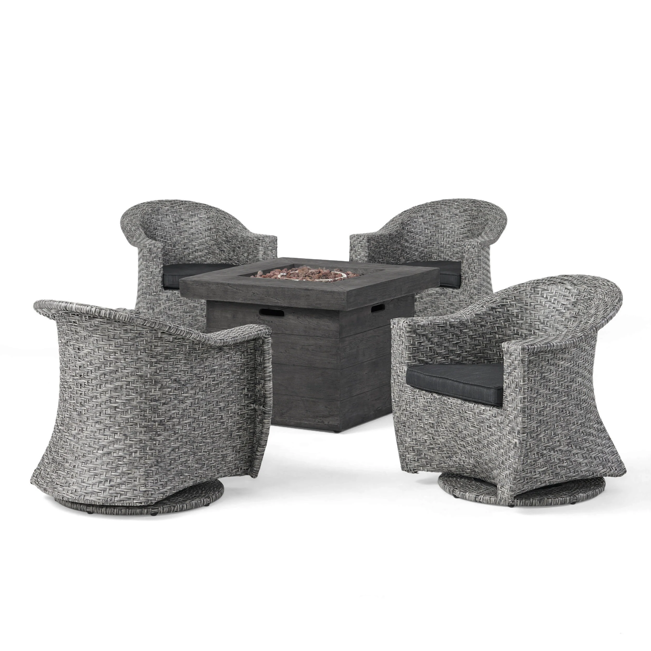 Philipppa Patio Fire Pit Set - furnishings