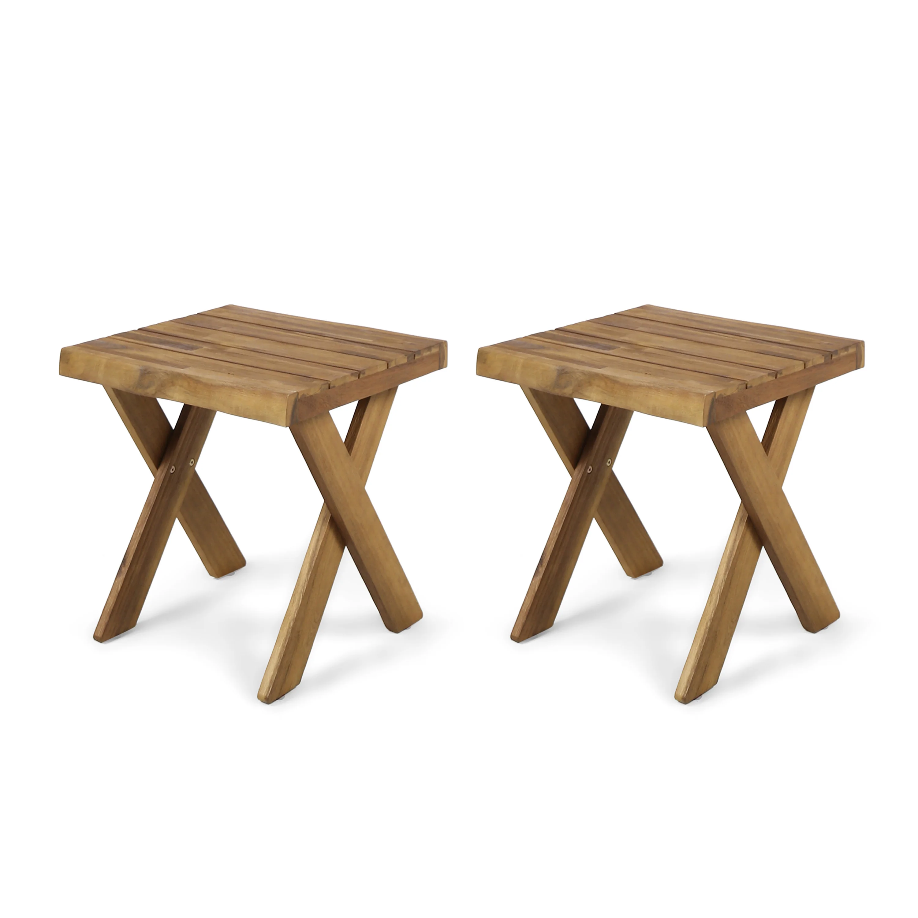 Farrells Indoor/Outdoor Acacia Wood Side Table - furnishings