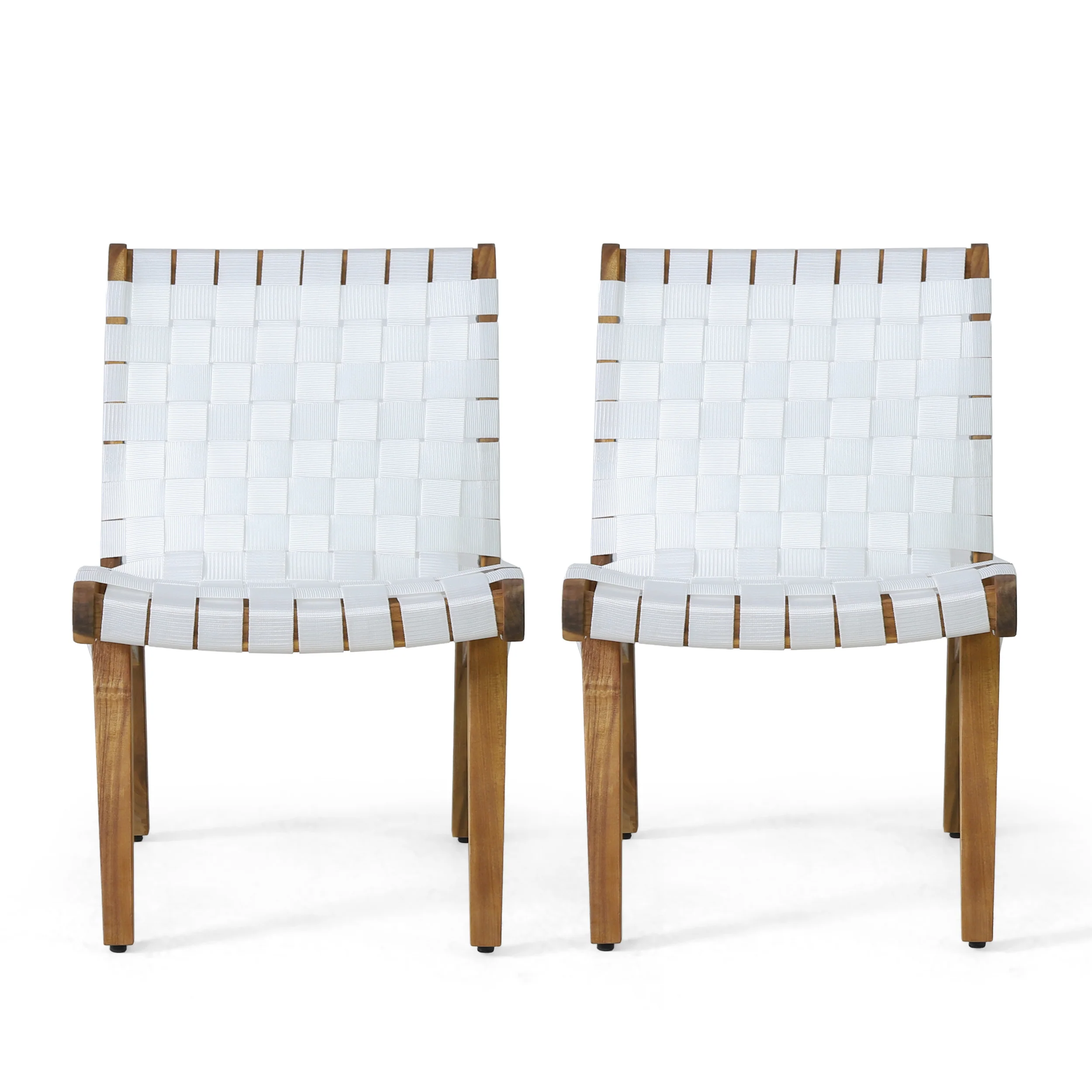 Ocilla Outdoor Rope Weave Lounge Chair, Set of 2 - furnishings