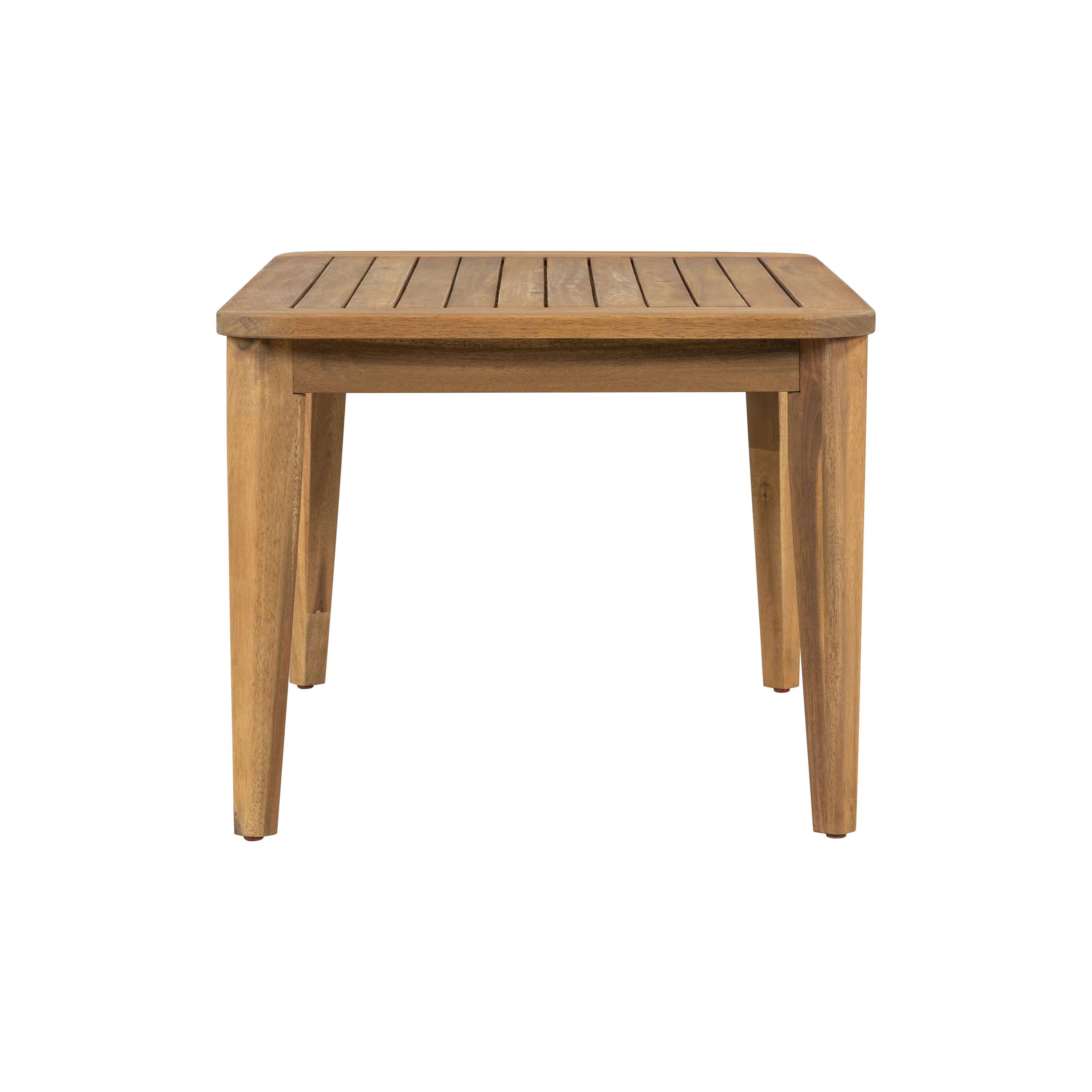 Oriona Outdoor Patio Acacia Wood Coffee Table, Teak + Beige - furnishings