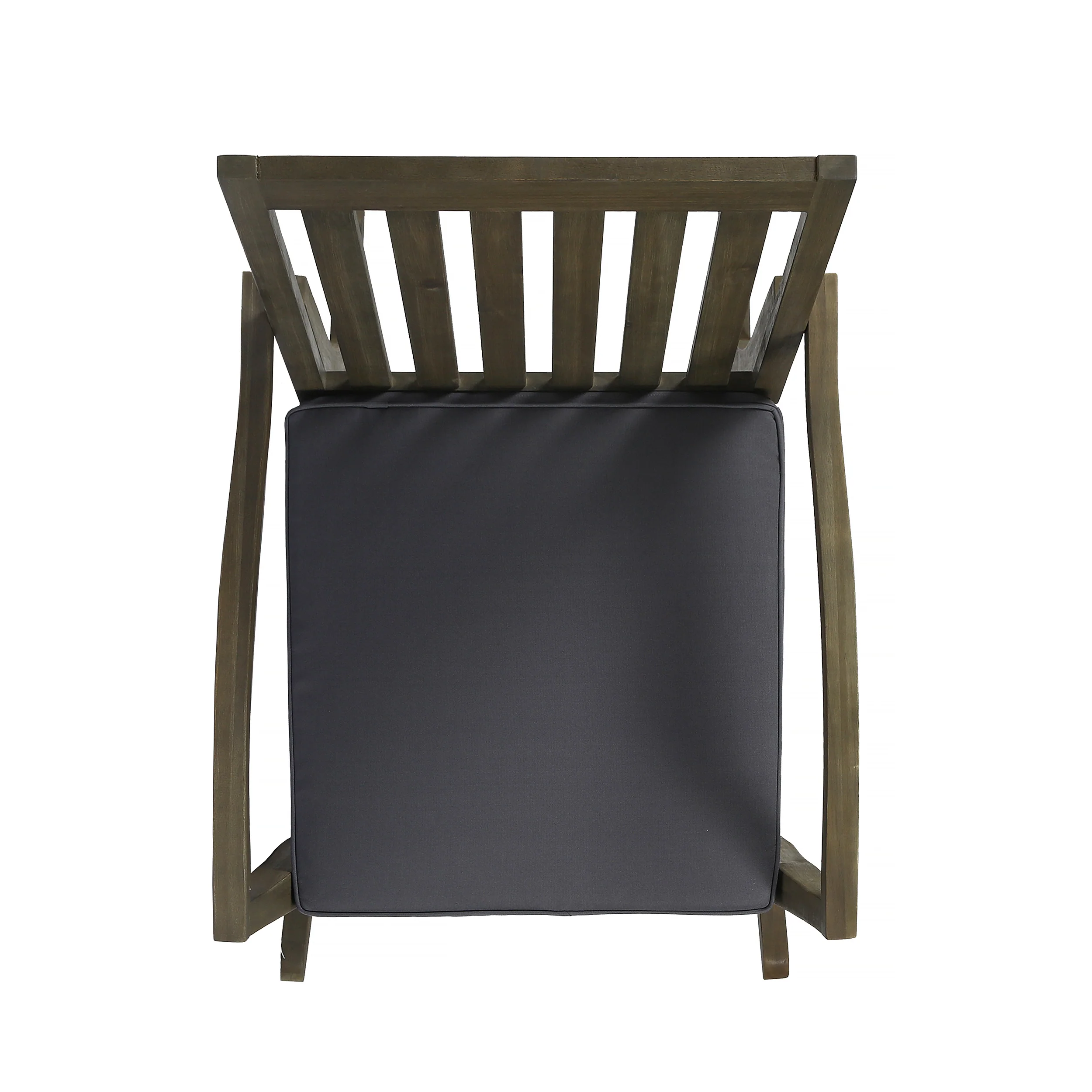 Yvonne Outdoor Acacia Wood Rocking Chair Chat Set - furnishings