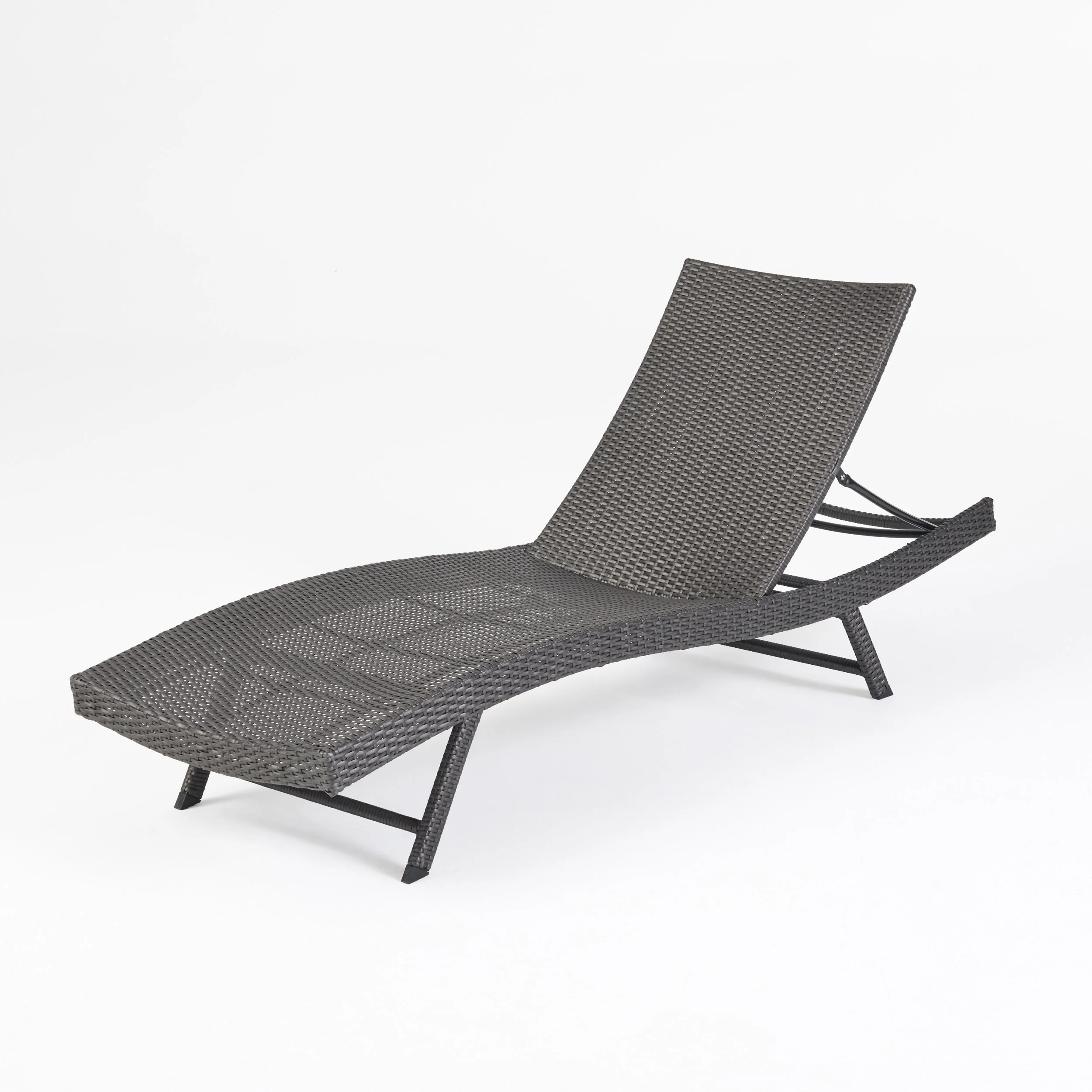 Eliana Outdoor 3 Piece Wicker Chaise Lounge Set - furnishings