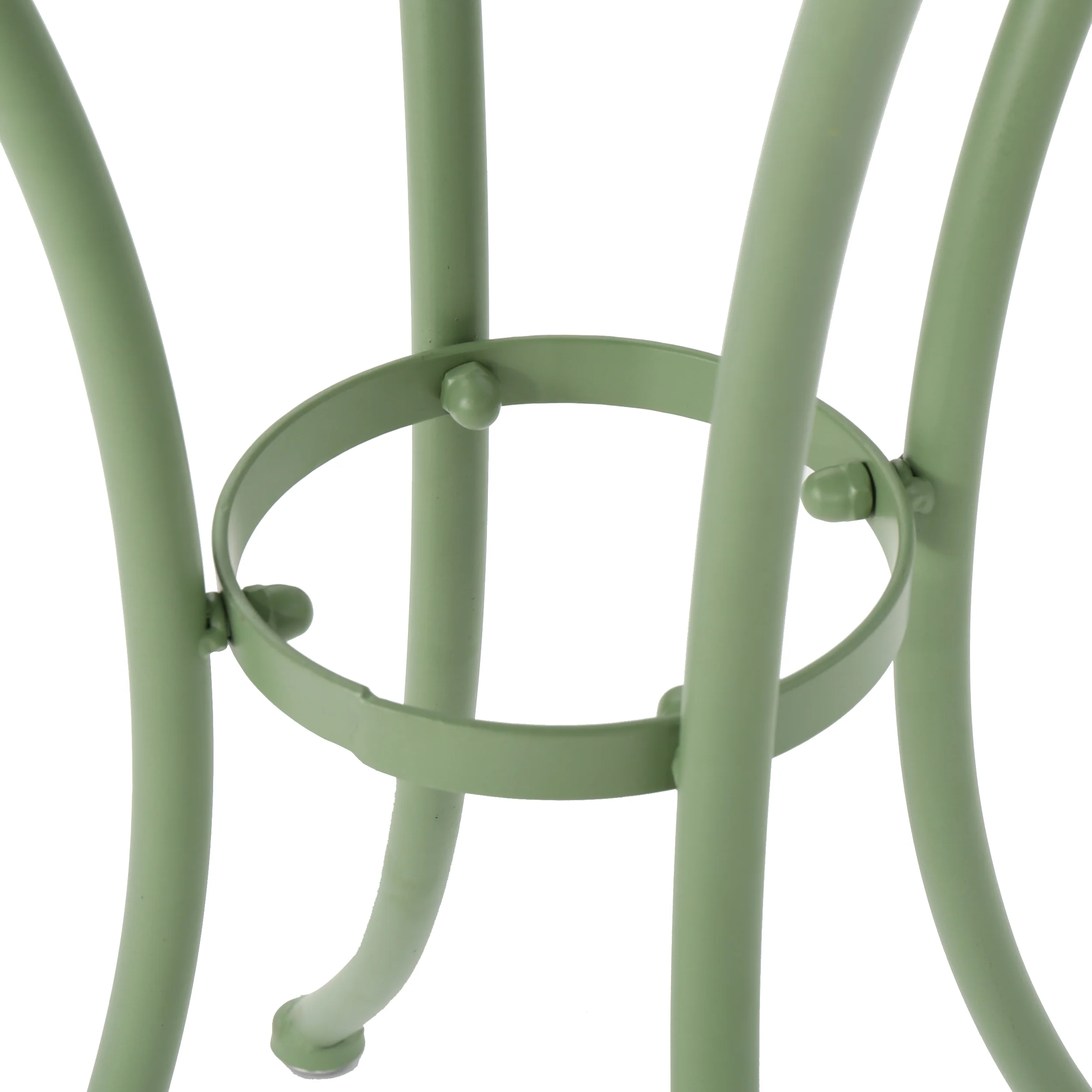 Leona Outdoor 3 Piece Paint Finished Iron Bistro Set - furnishings