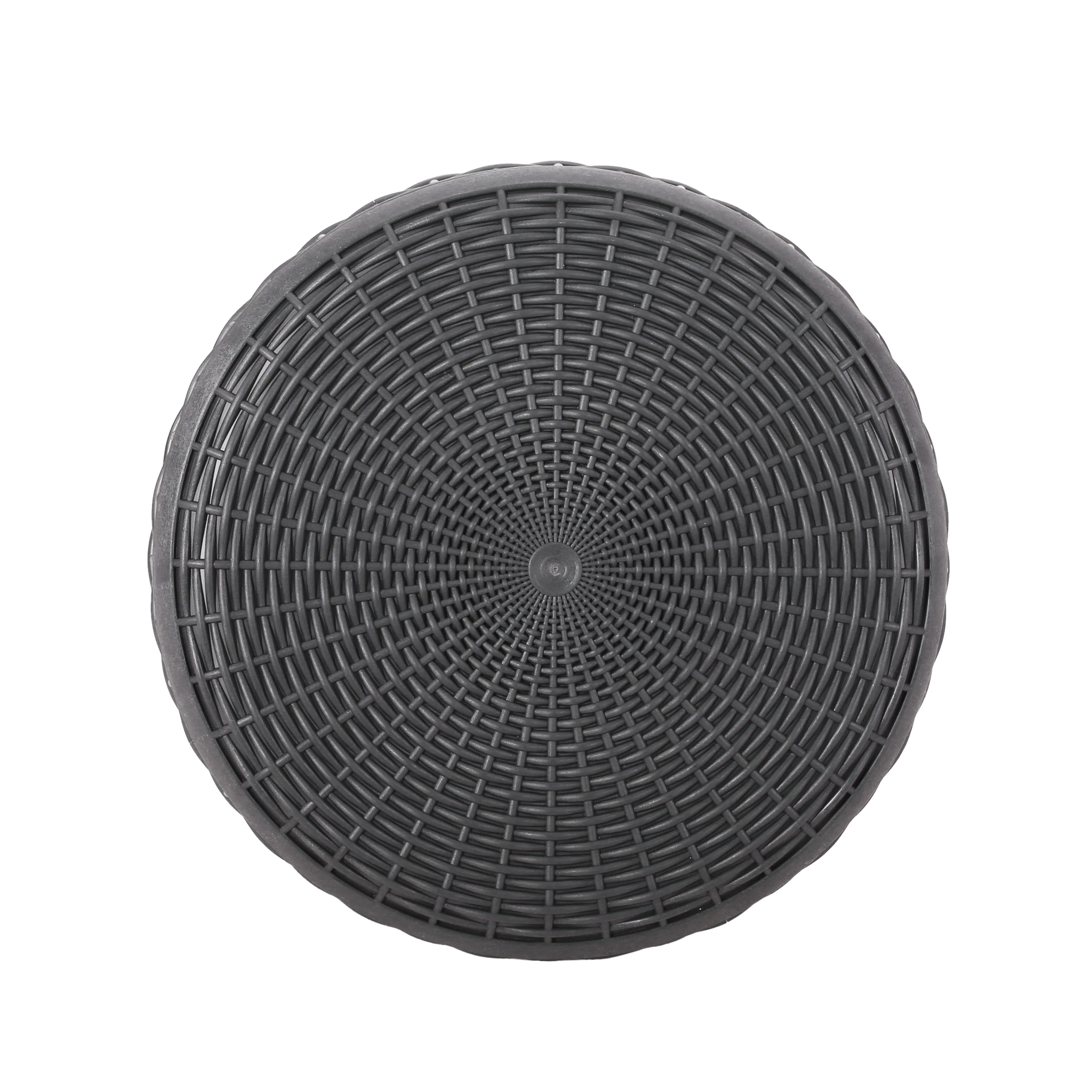 Iven Outdoor Faux Wicker Patio Table - furnishings