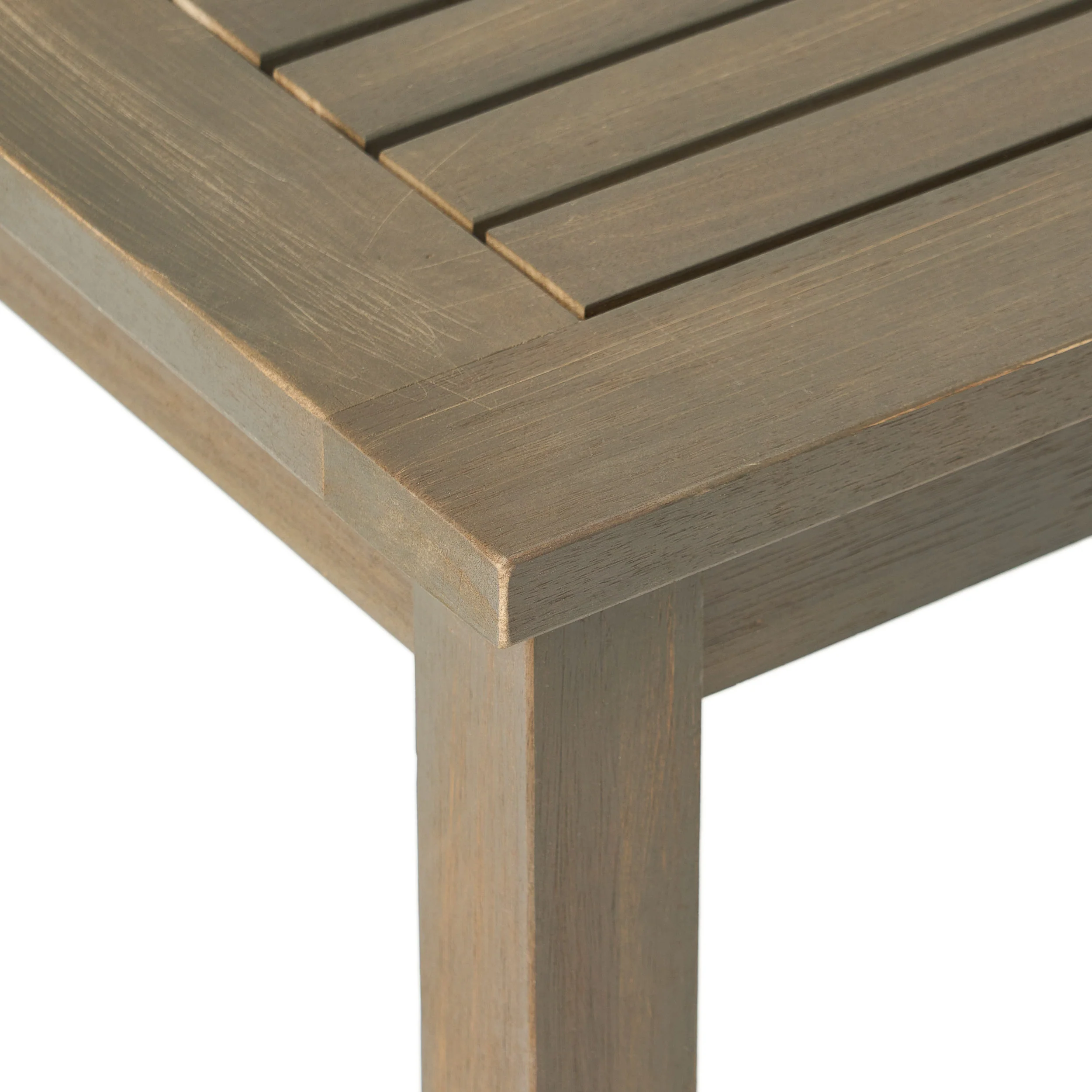Preston Outdoor Acacia Wood Loveseat and Coffee Table - furnishings