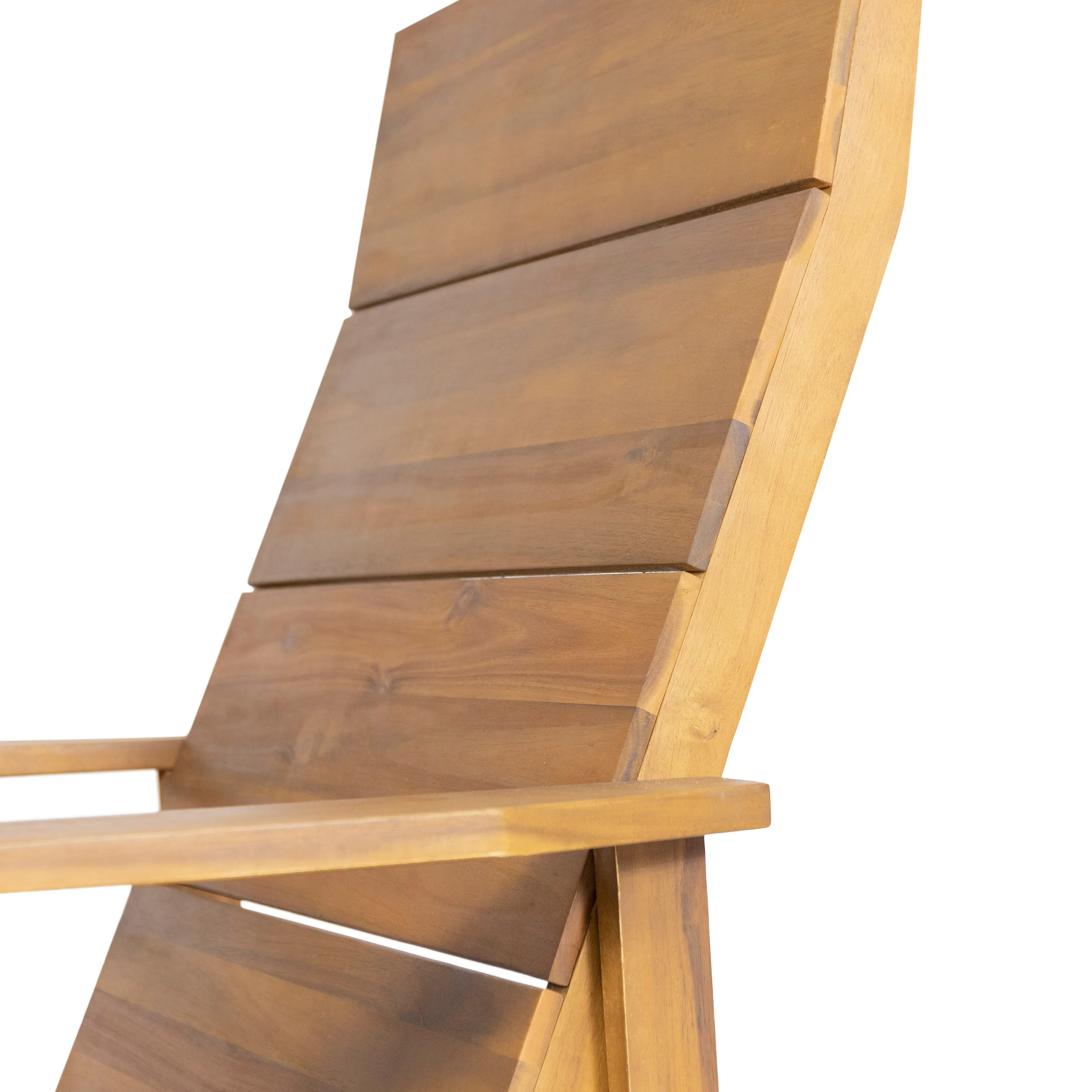 Winder Outdoor Acacia Wood Adirondack Rocking Chair, Set of 2 - furnishings