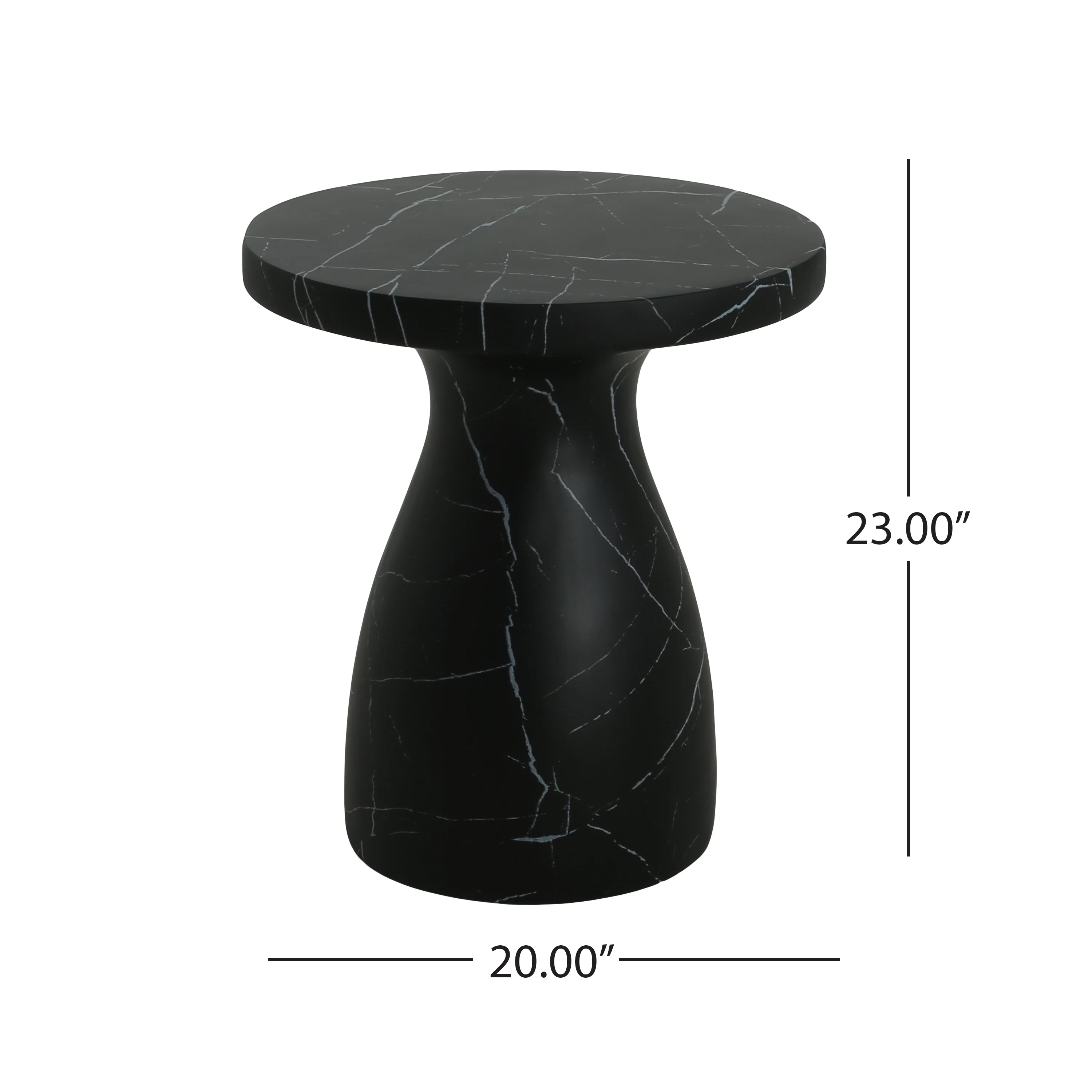 Osric Modern Outdoor Sturdy Side Table Coffee Table - furnishings