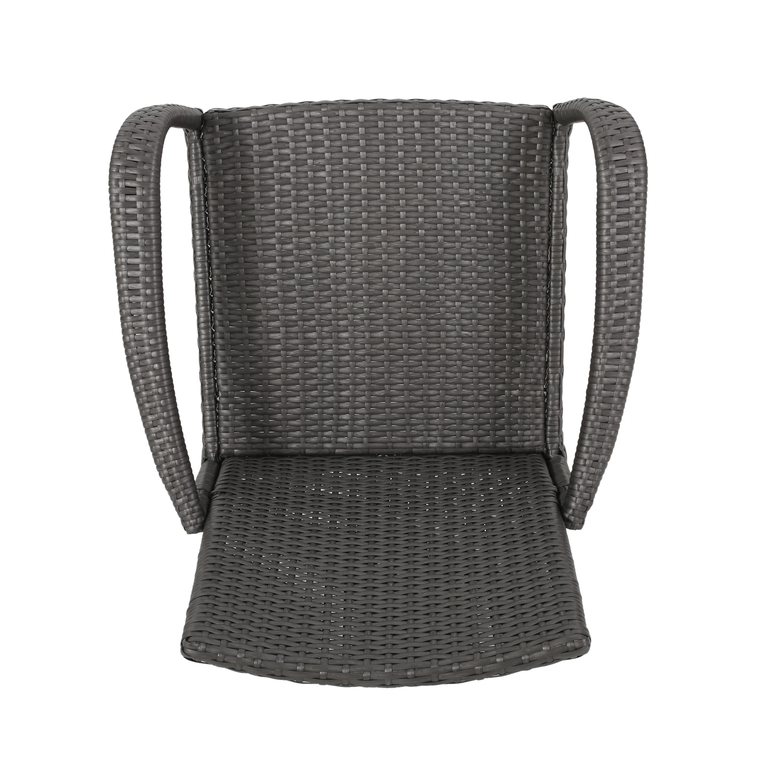 Bannon Outdoor Contemporary Wicker Dining Chair (Set of 2) - furnishings