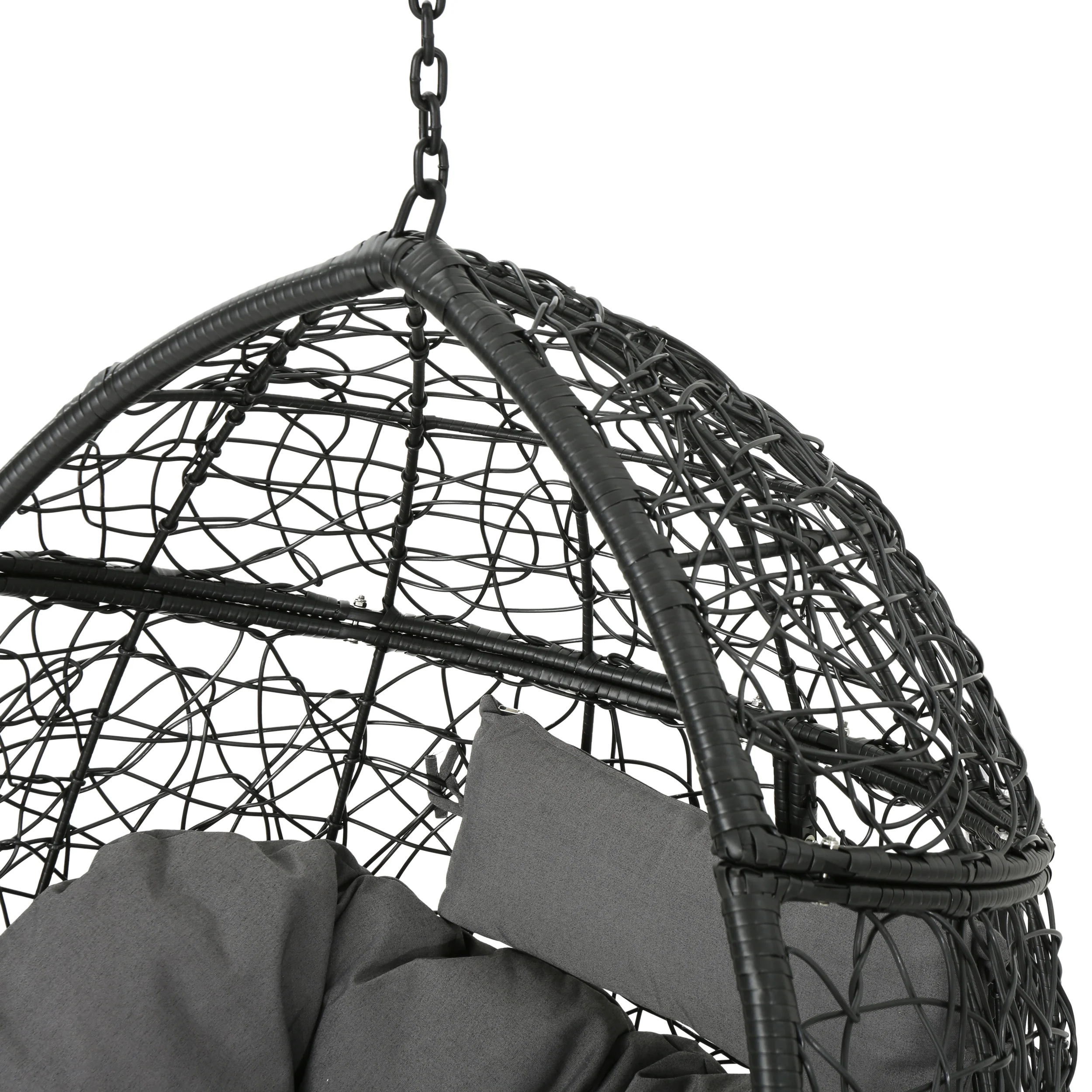 Yosiyah Indoor/Outdoor Hanging Teardrop / Egg Chair (Stand Not Included) - furnishings