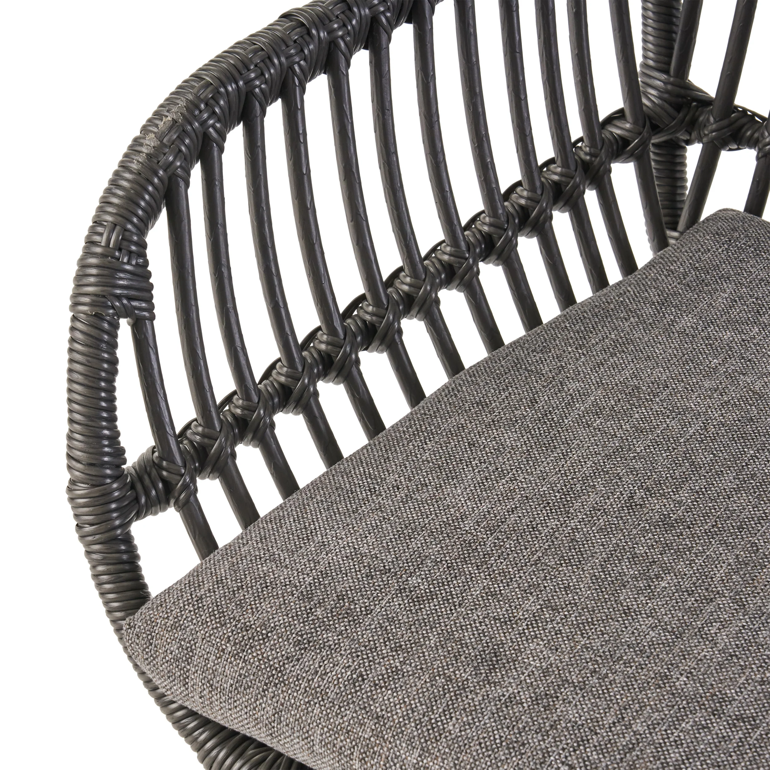 Lesley Outdoor Faux Wicker 2 Seater Chat Set with Tempered Glass Table - furnishings