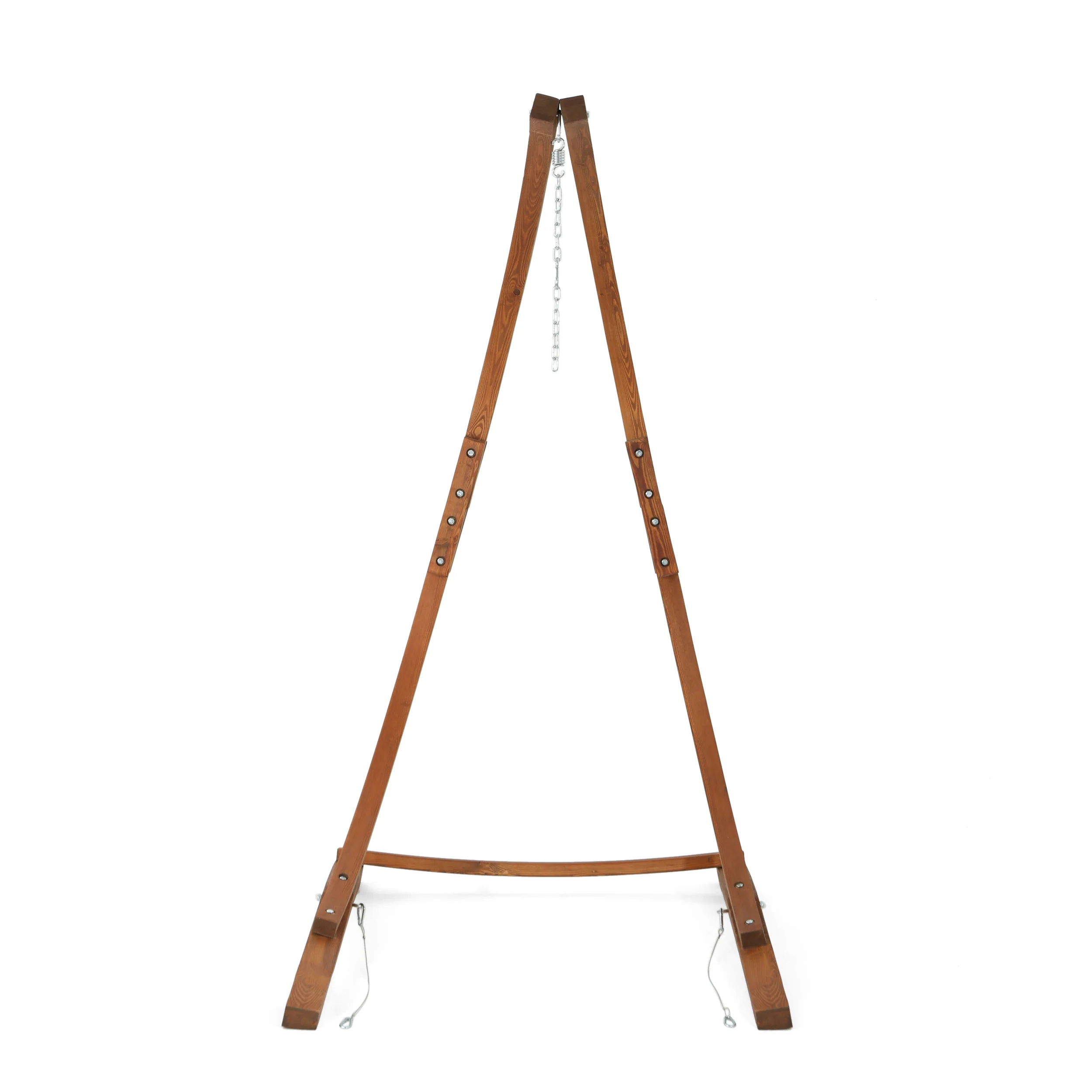 Gina Outdoor Wood Hammock Chair Stand - furnishings