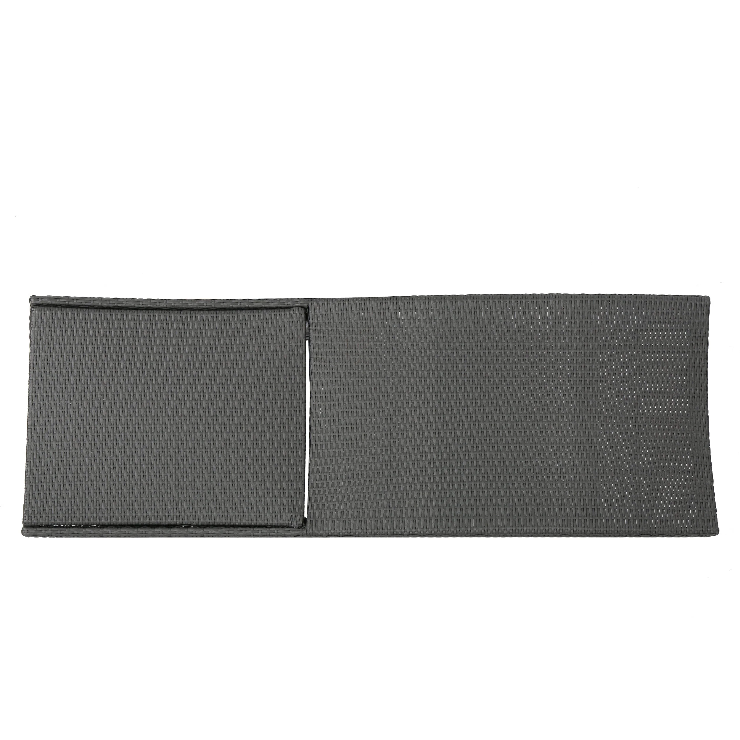 Lakeport Outdoor Wicker Lounge with Water Resistant Cushion - furnishings