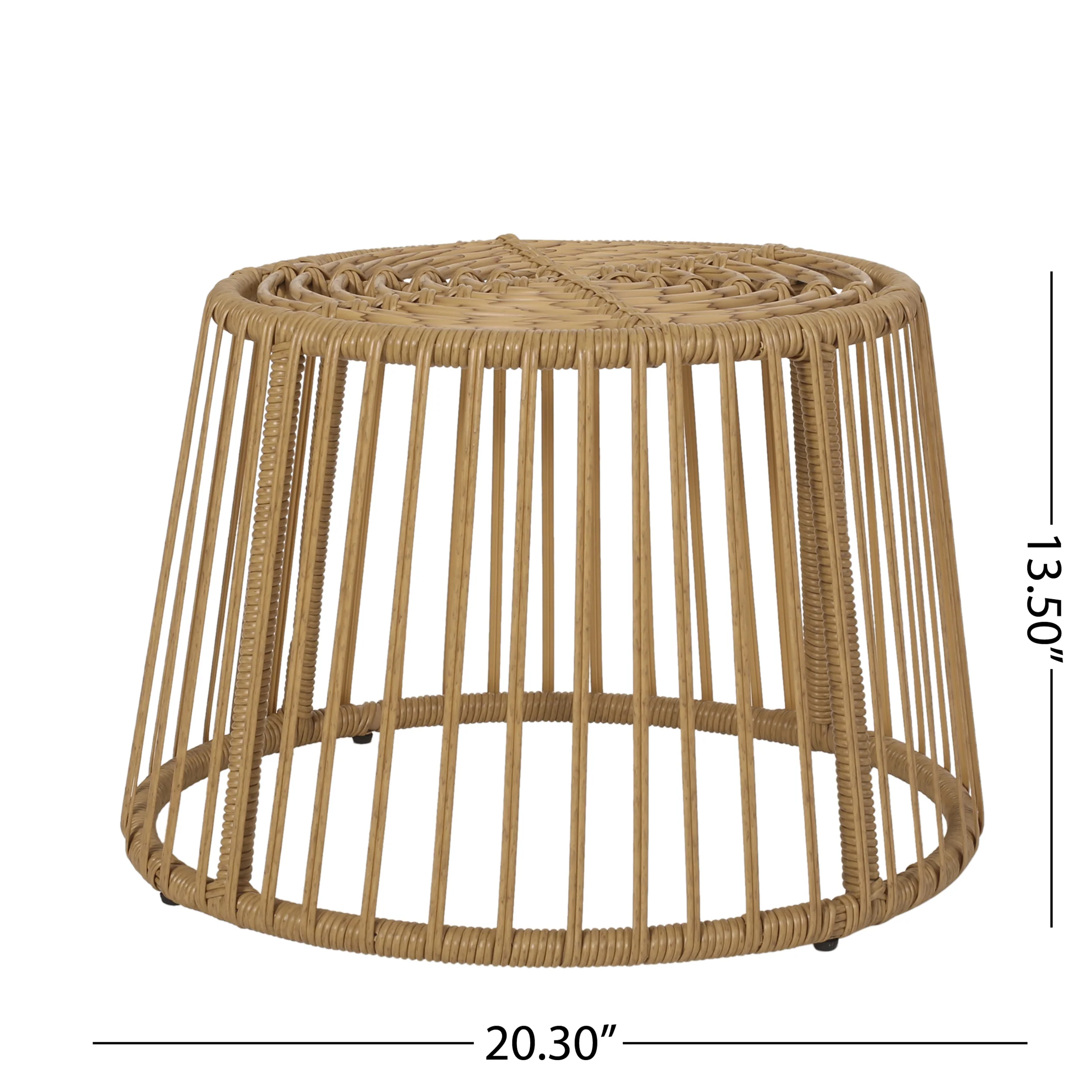 Apulia Outdoor Wicker 2 Seater Chat Set with Cushion, Light Brown and Beige - furnishings