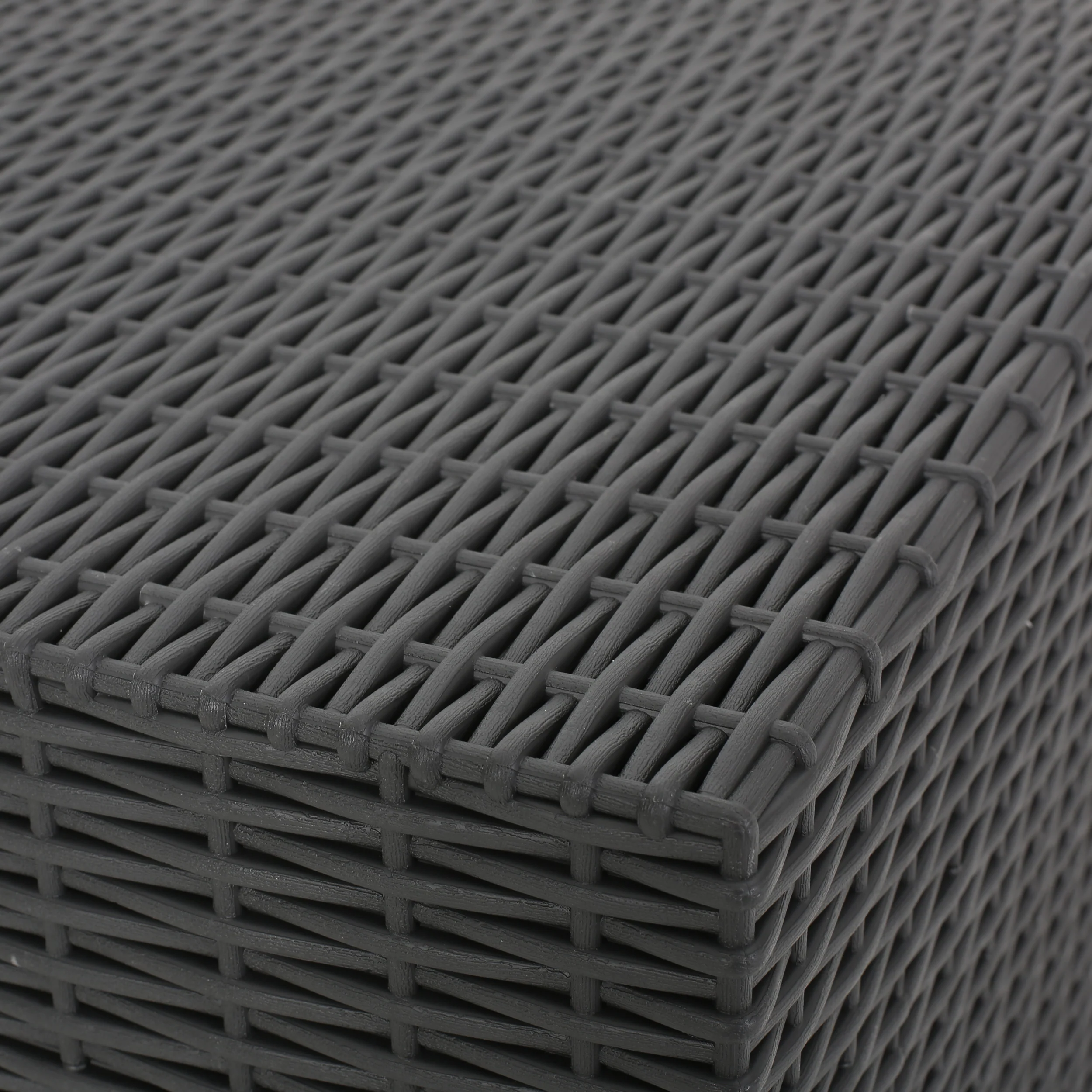 Riley Outdoor Wicker Print Side Table - furnishings