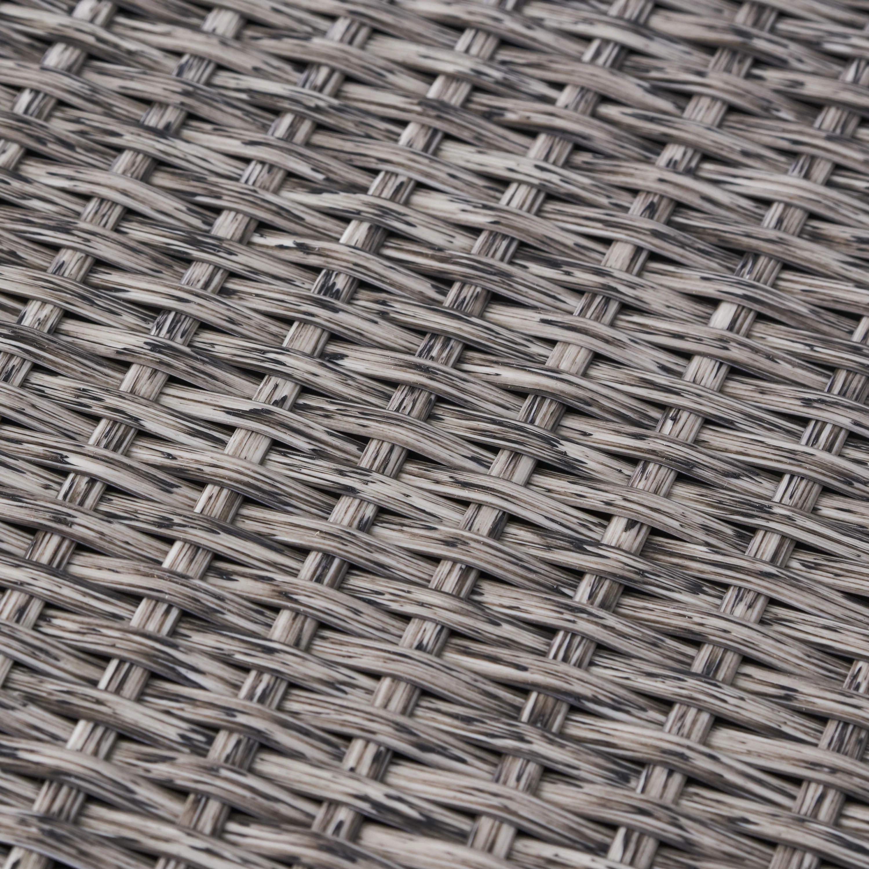 Venice Outdoor Gray Wicker Side Table - furnishings