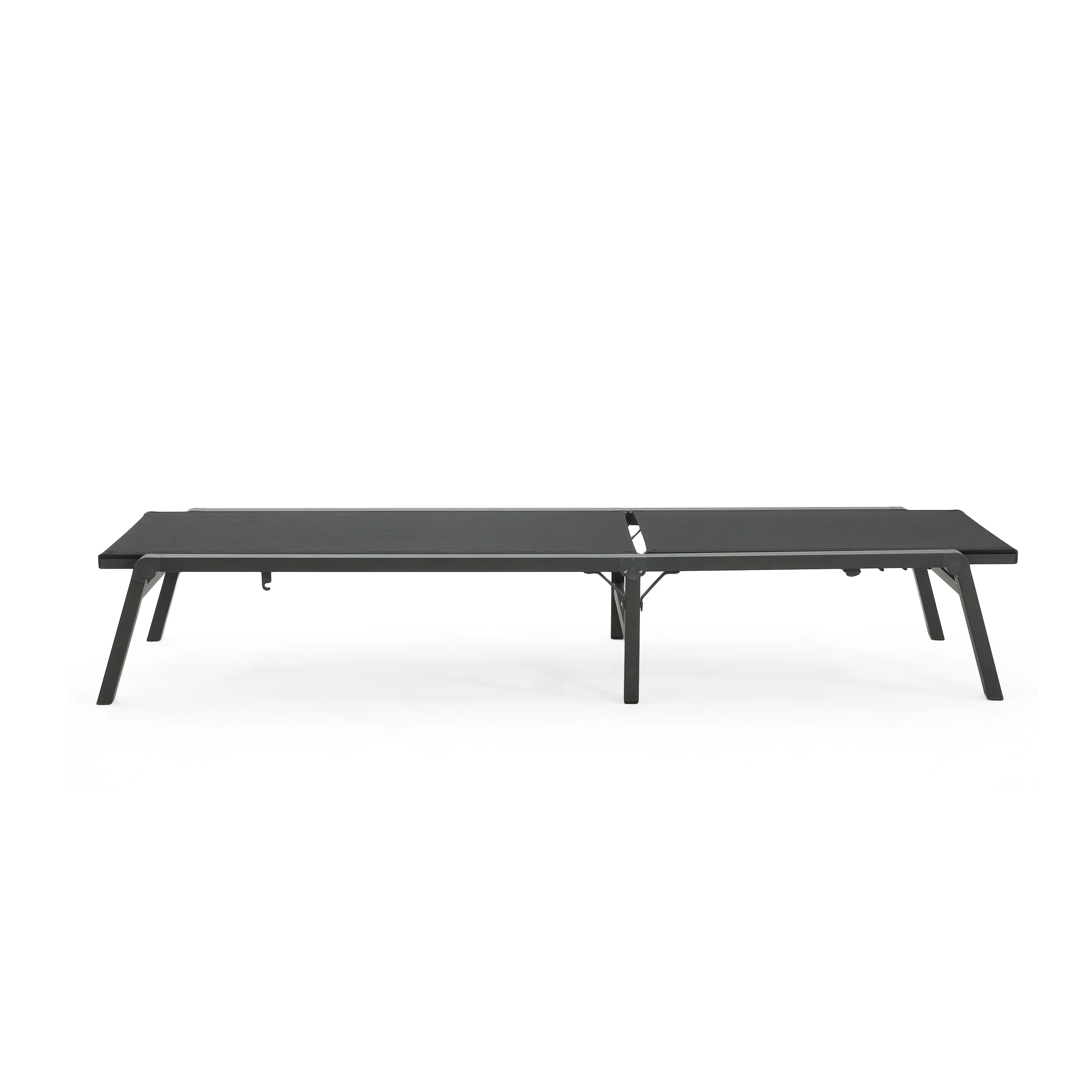 Savannah Outdoor Aluminum Folding Chaise Lounge, Set of 2 - furnishings