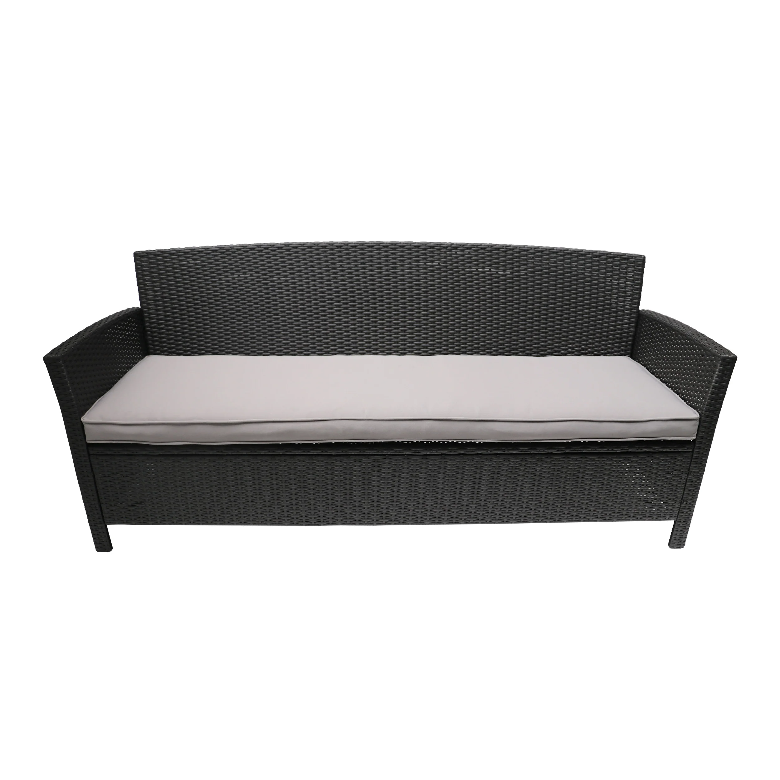 Auguste Outdoor Wicker 3 Seater Sofa - furnishings