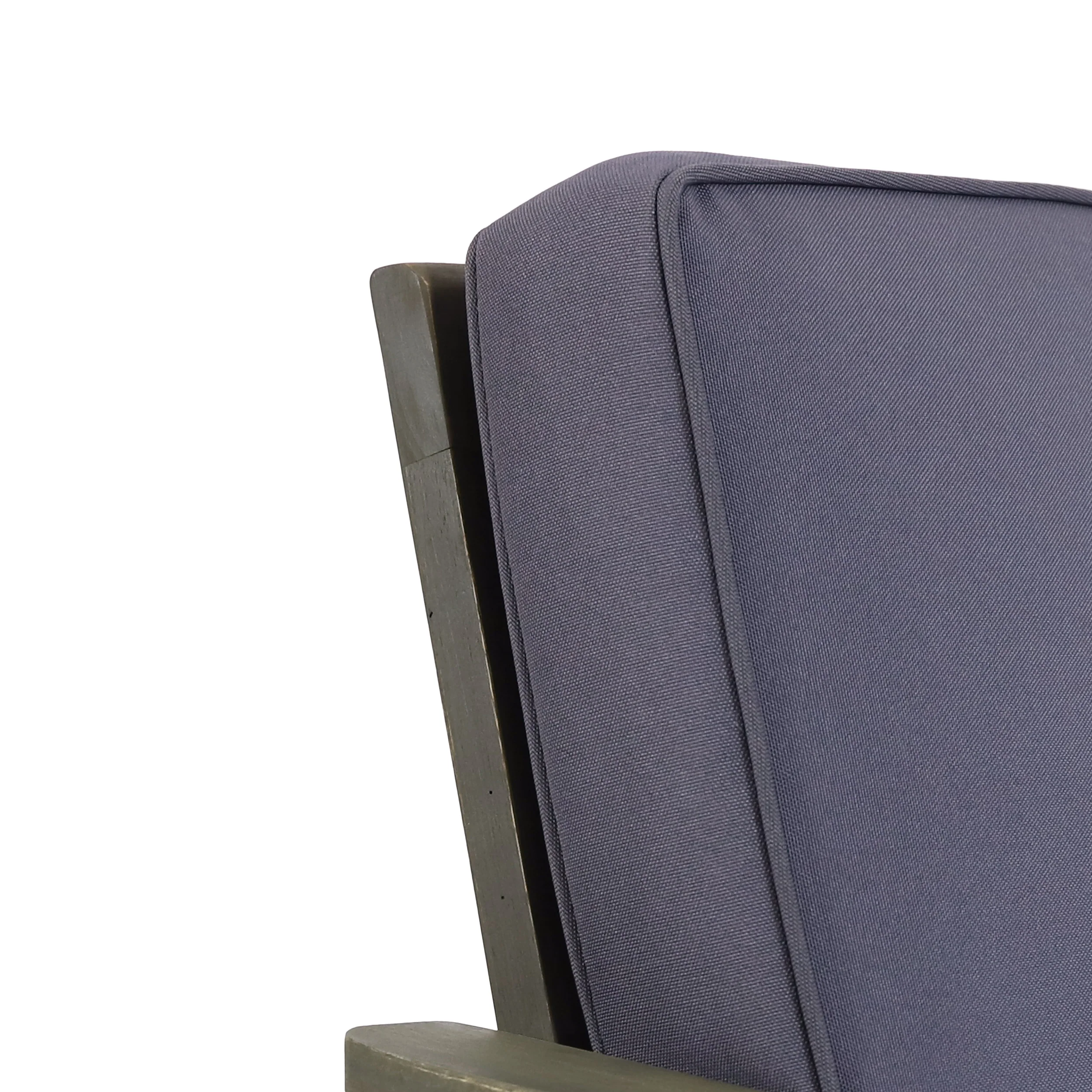Emmry Outdoor Acacia Wood Club Chair - furnishings