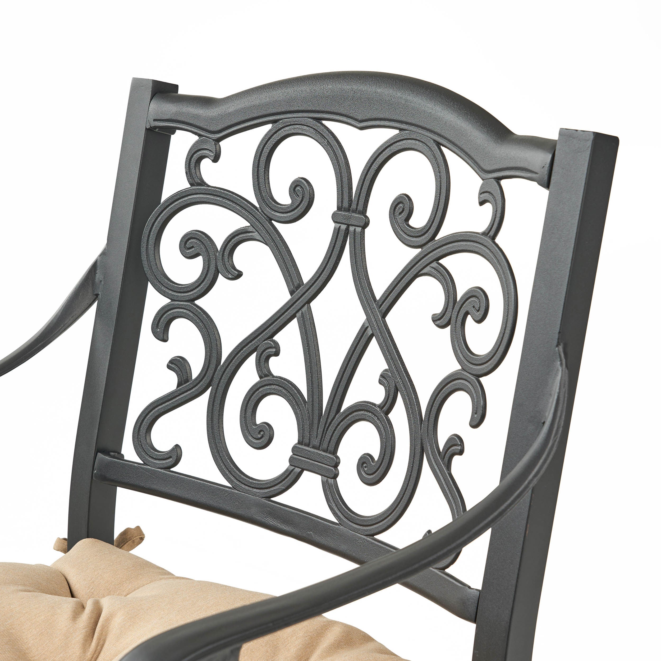 Nalahni Outdoor Barstool with Cushion (Set of 4) - furnishings