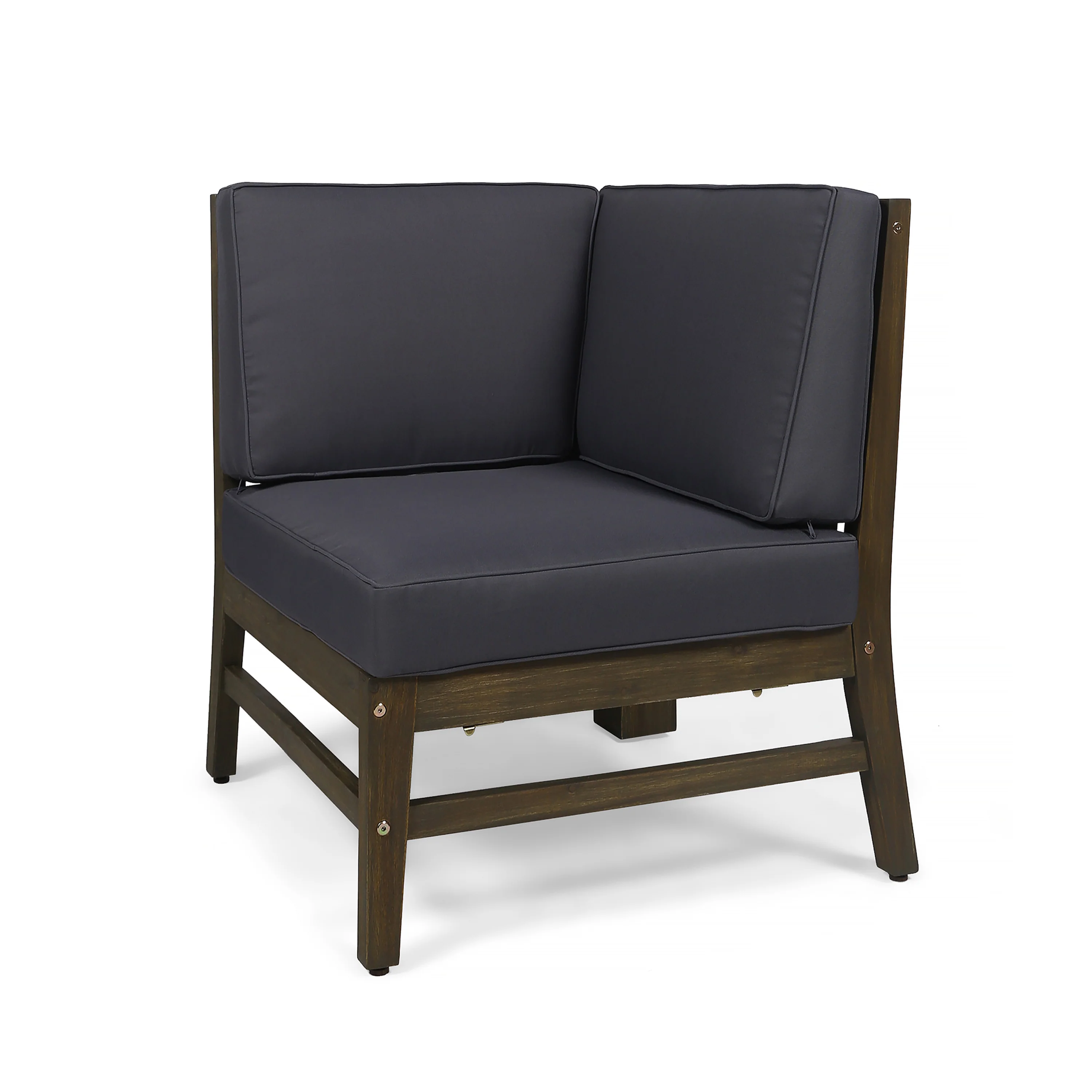 Judith Outdoor 10 Piece Acacia Wood Sofa Sectional Set - furnishings