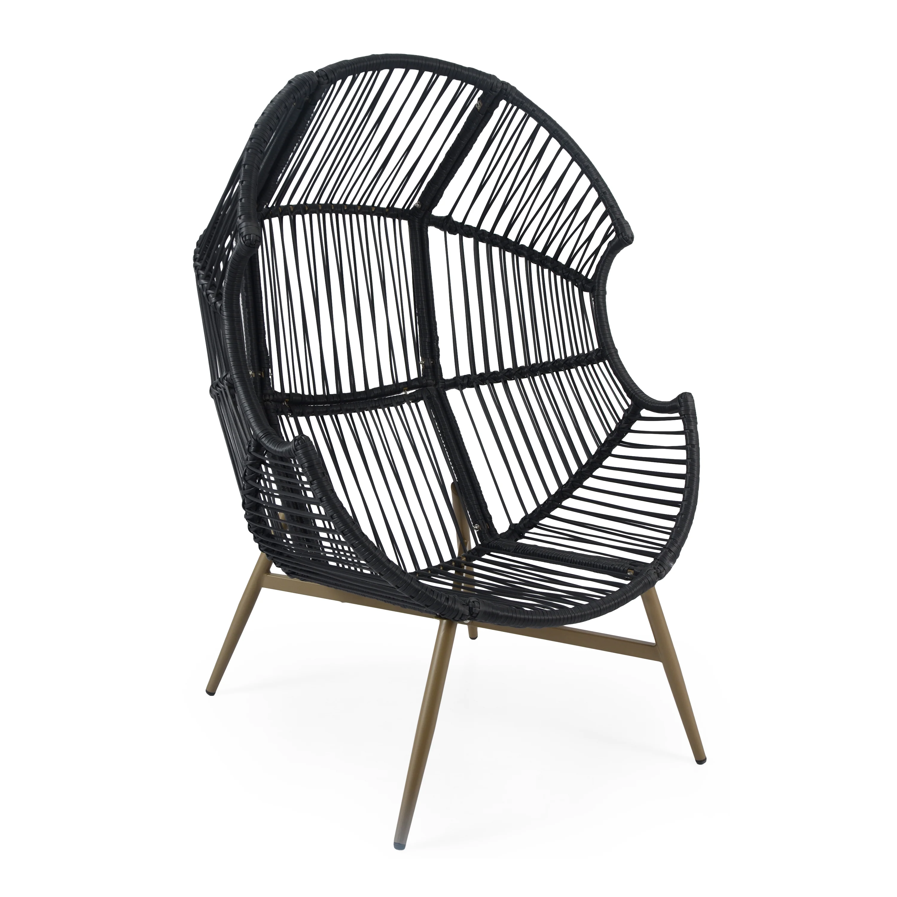 Isidorea Outdoor Wicker Egg Chair Weather-Resistant - furnishings