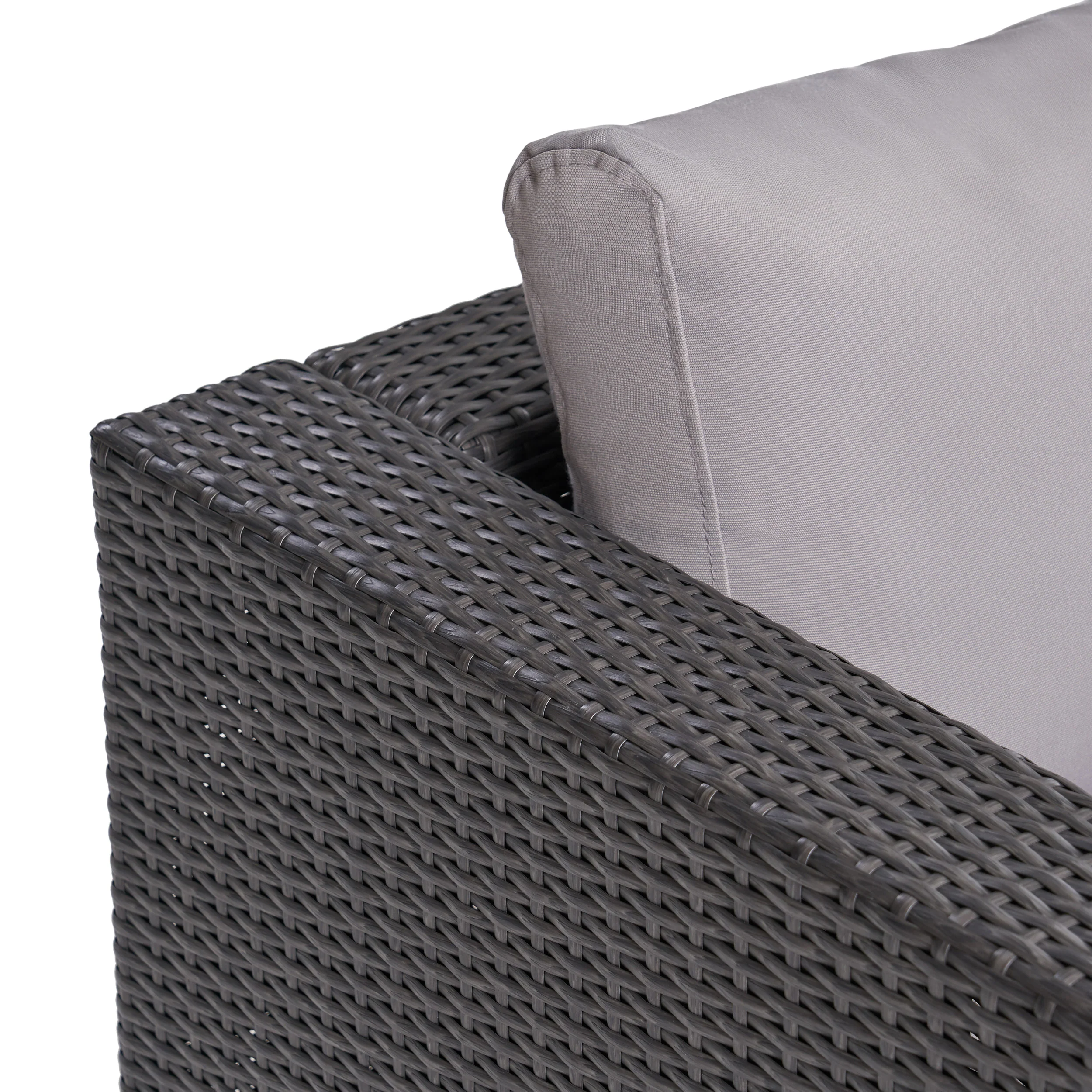 Avianna Outdoor Wicker Club Chair with Cushions, Set of 2 - furnishings