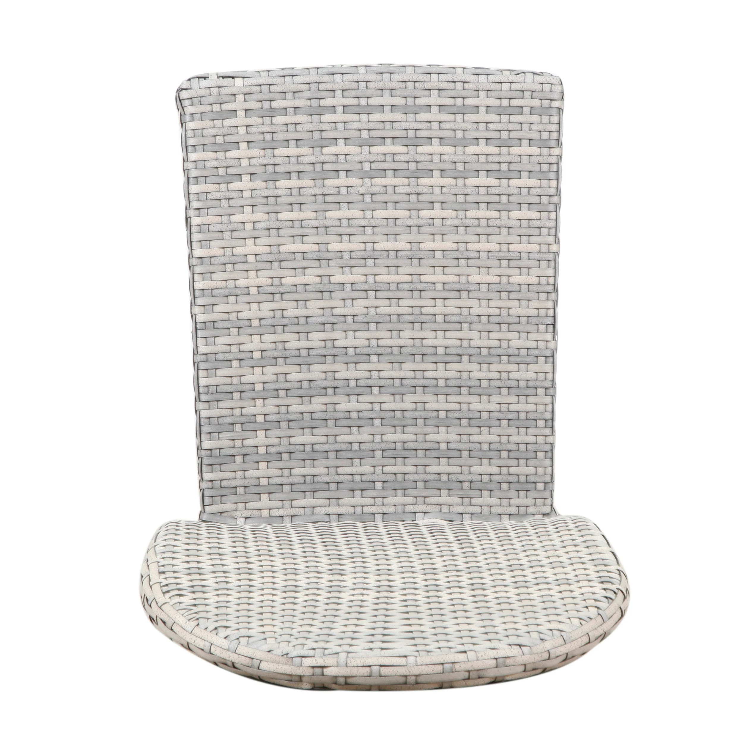 Ava Outdoor Aluminum Frame Wicker Stackable Dining Chairs - Set of 2 - furnishings