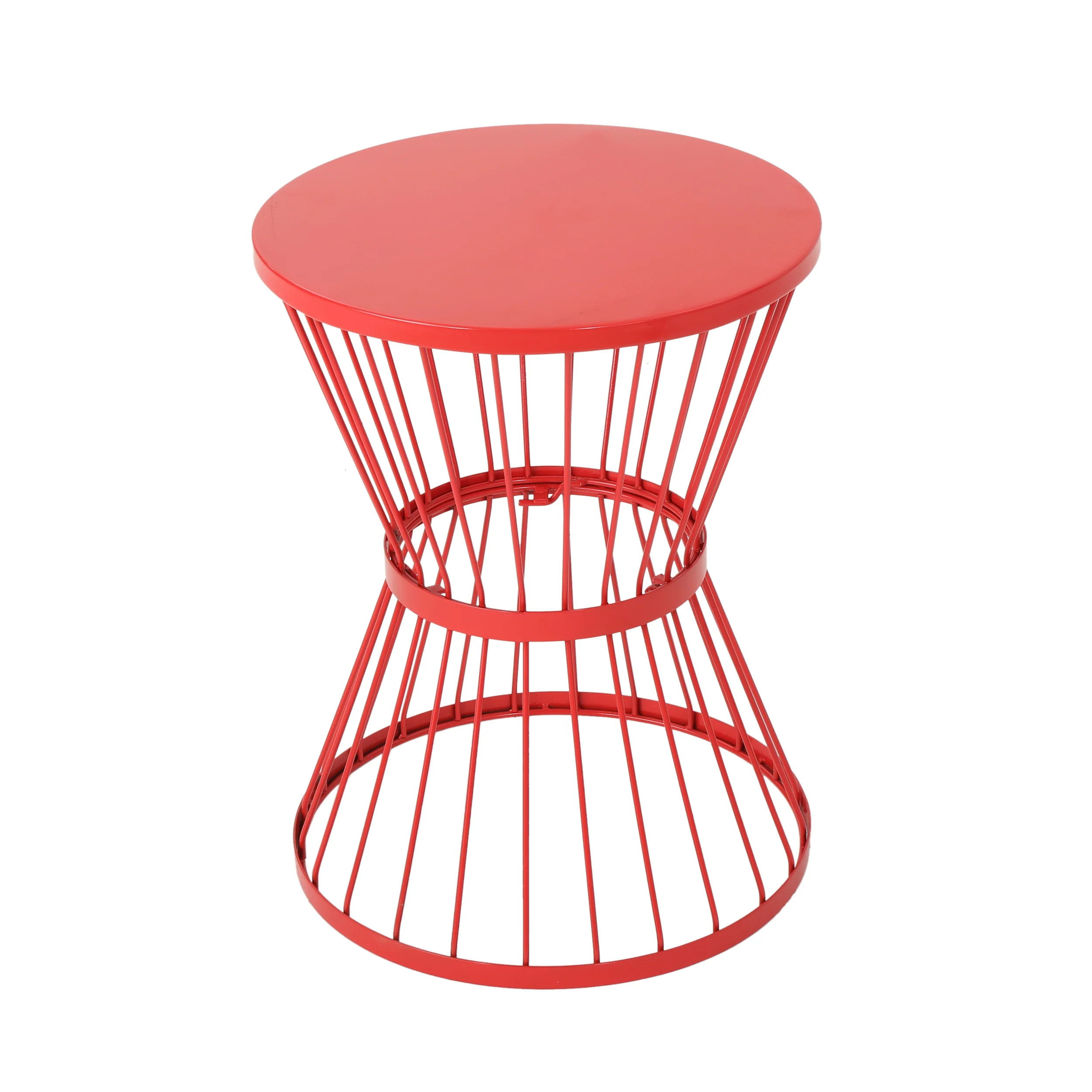 Fern Outdoor 16 Inch Iron Side Table - furnishings