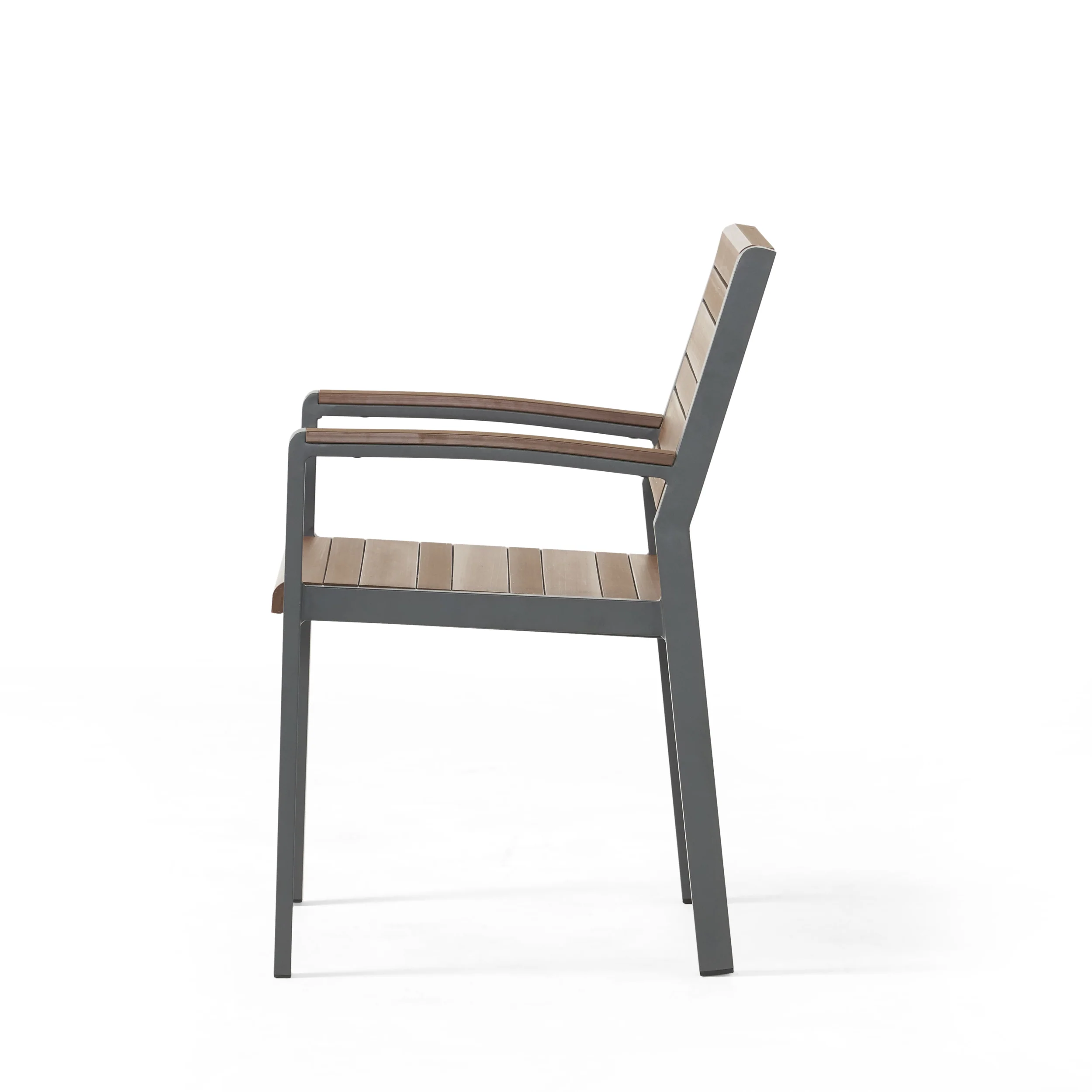Trimble Outdoor Aluminum Chairs, Set of 2 - furnishings