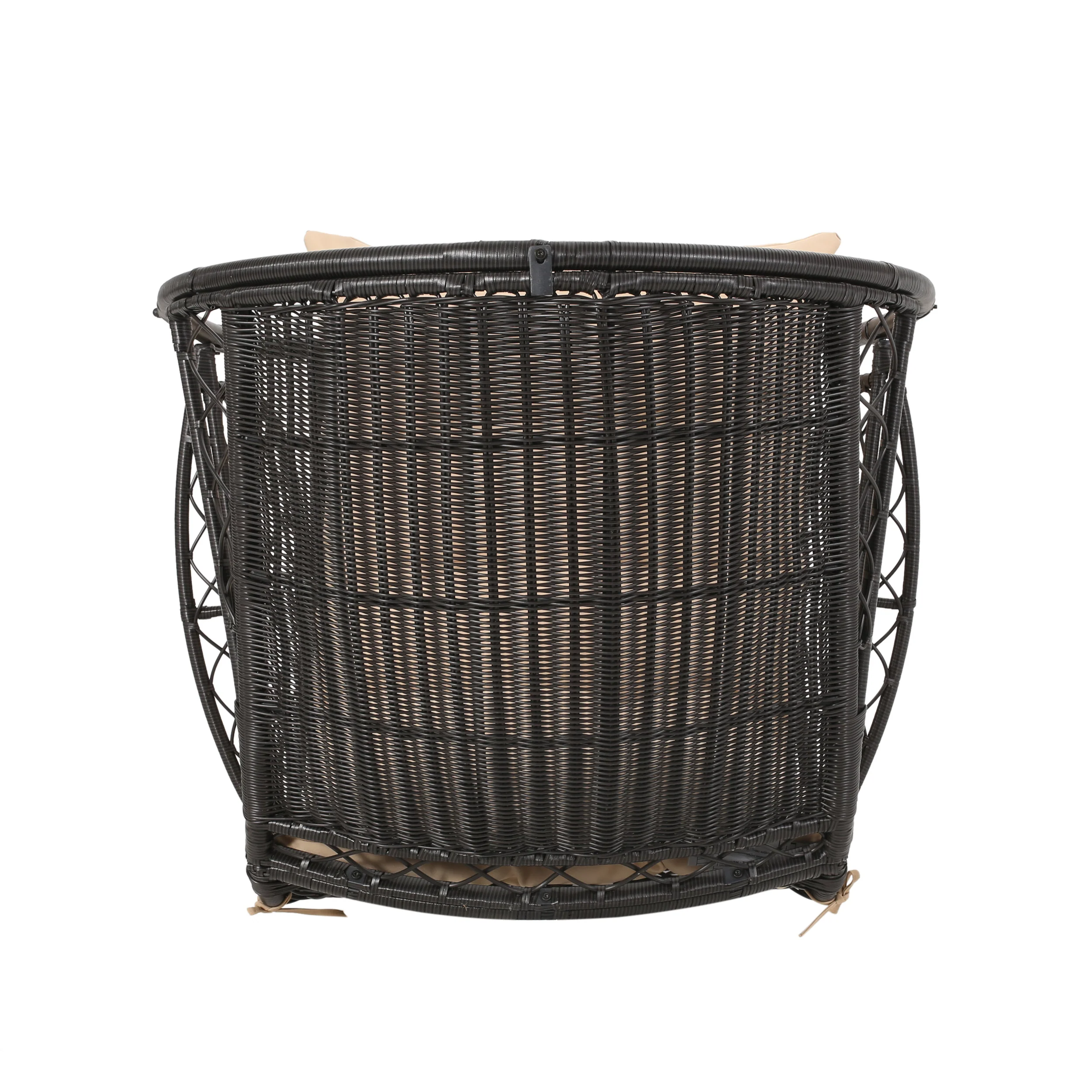 Primo Outdoor Wicker Freestanding Basket Chair - furnishings