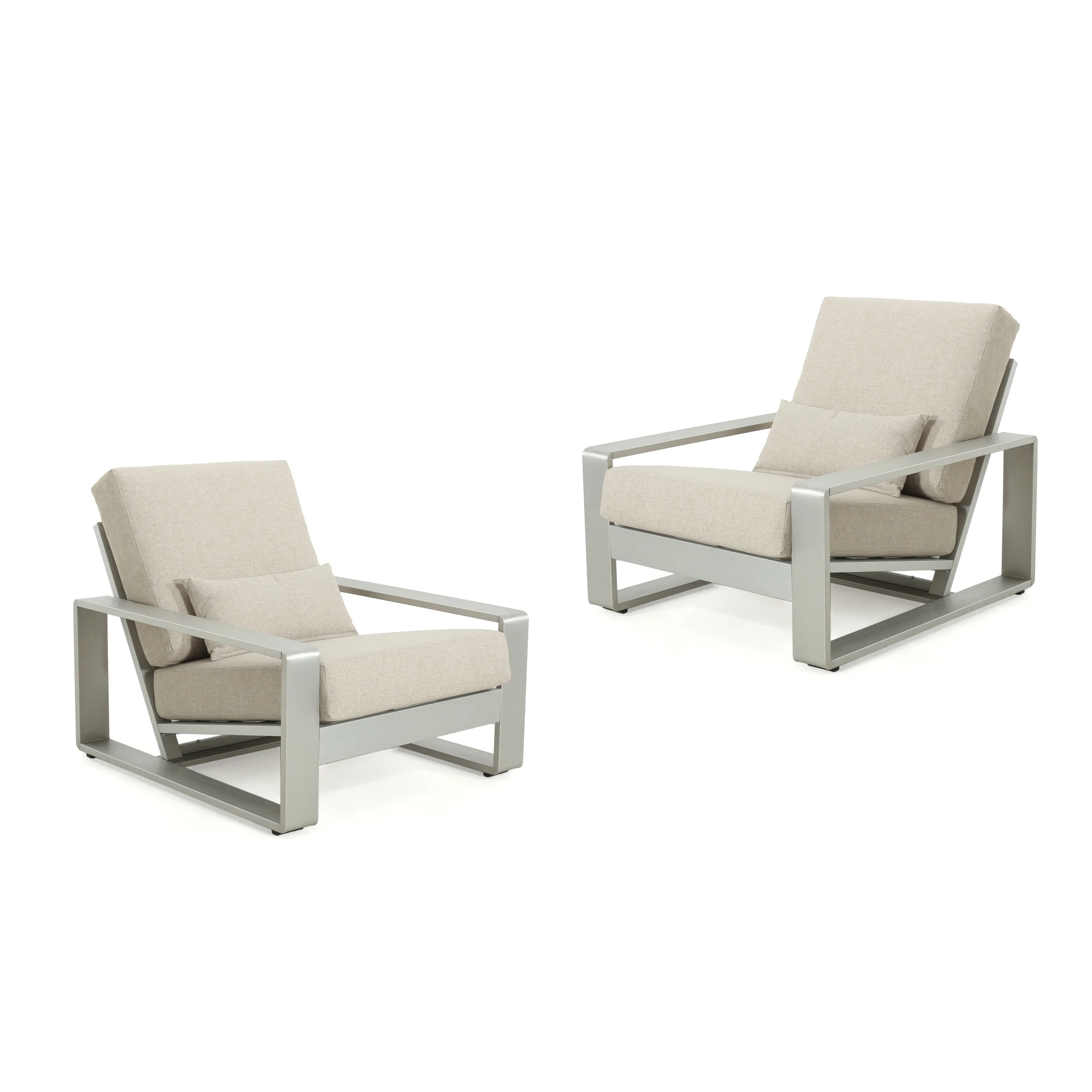 Plata Aluminum Outdoor Lounge & Leisure Chair - furnishings