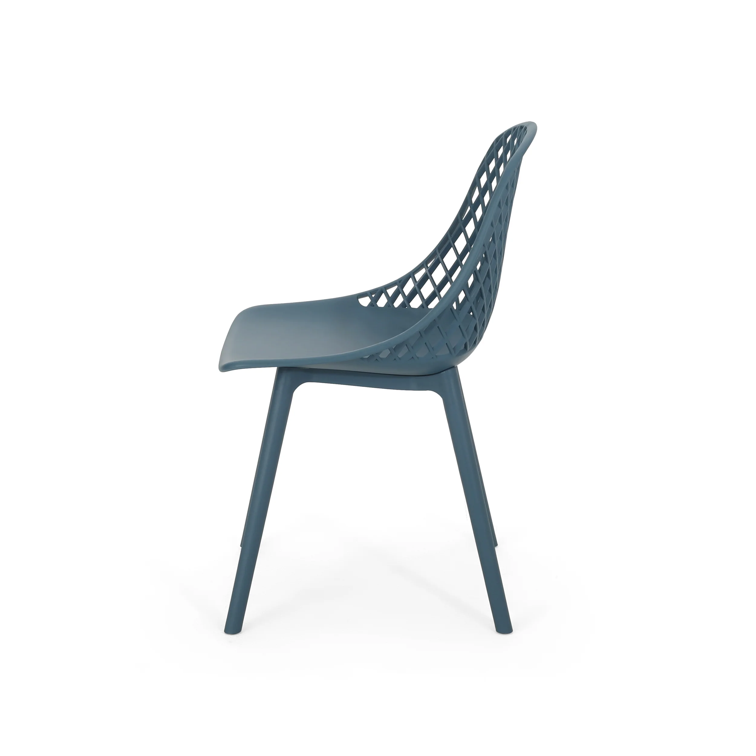 Lucy Outdoor Modern Dining Chair (Set of 4) - furnishings