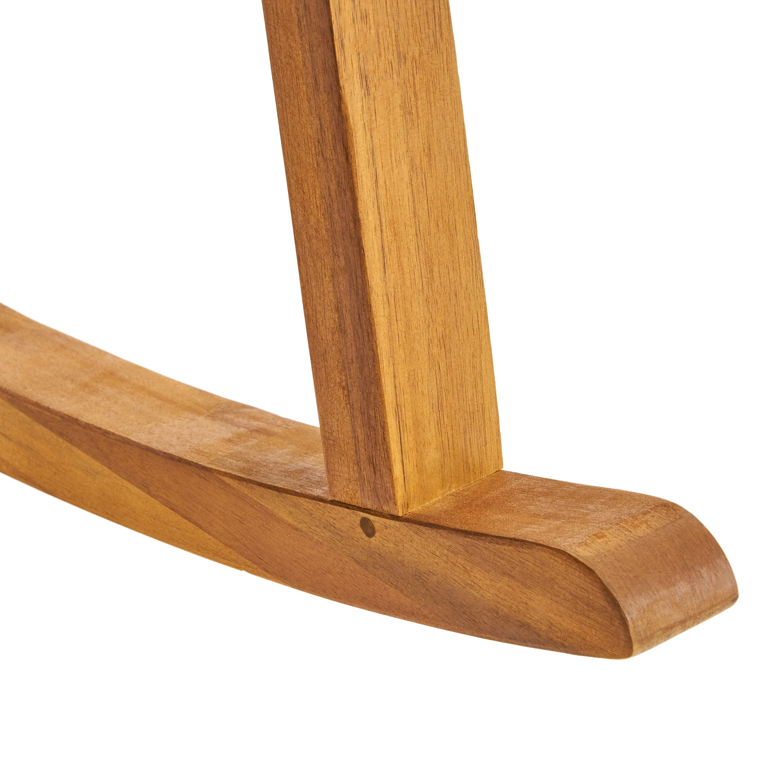 Andy Outdoor Acacia Wood Rocking Chair with Water-Resistant Cushions - furnishings