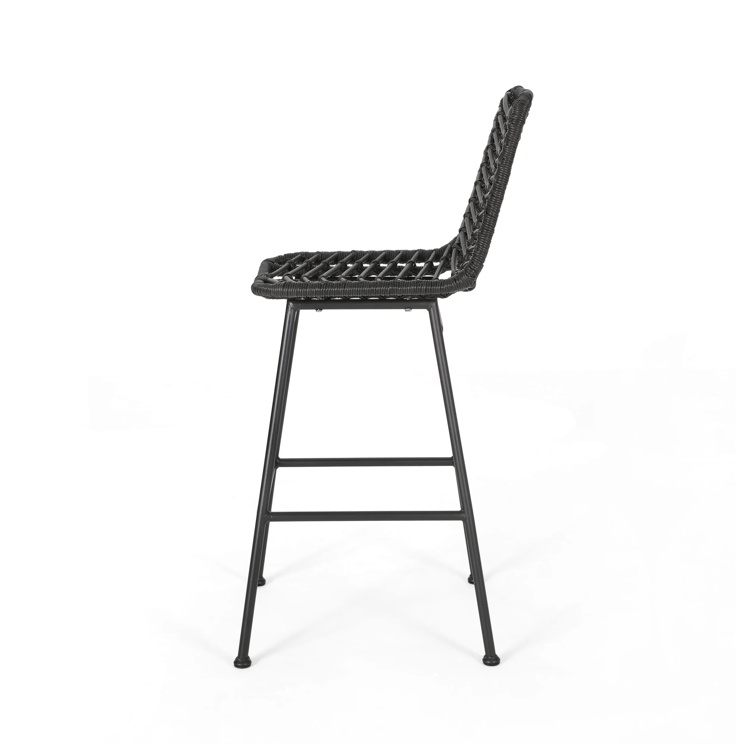 Kendal Outdoor Wicker Barstools (Set of 4) - furnishings