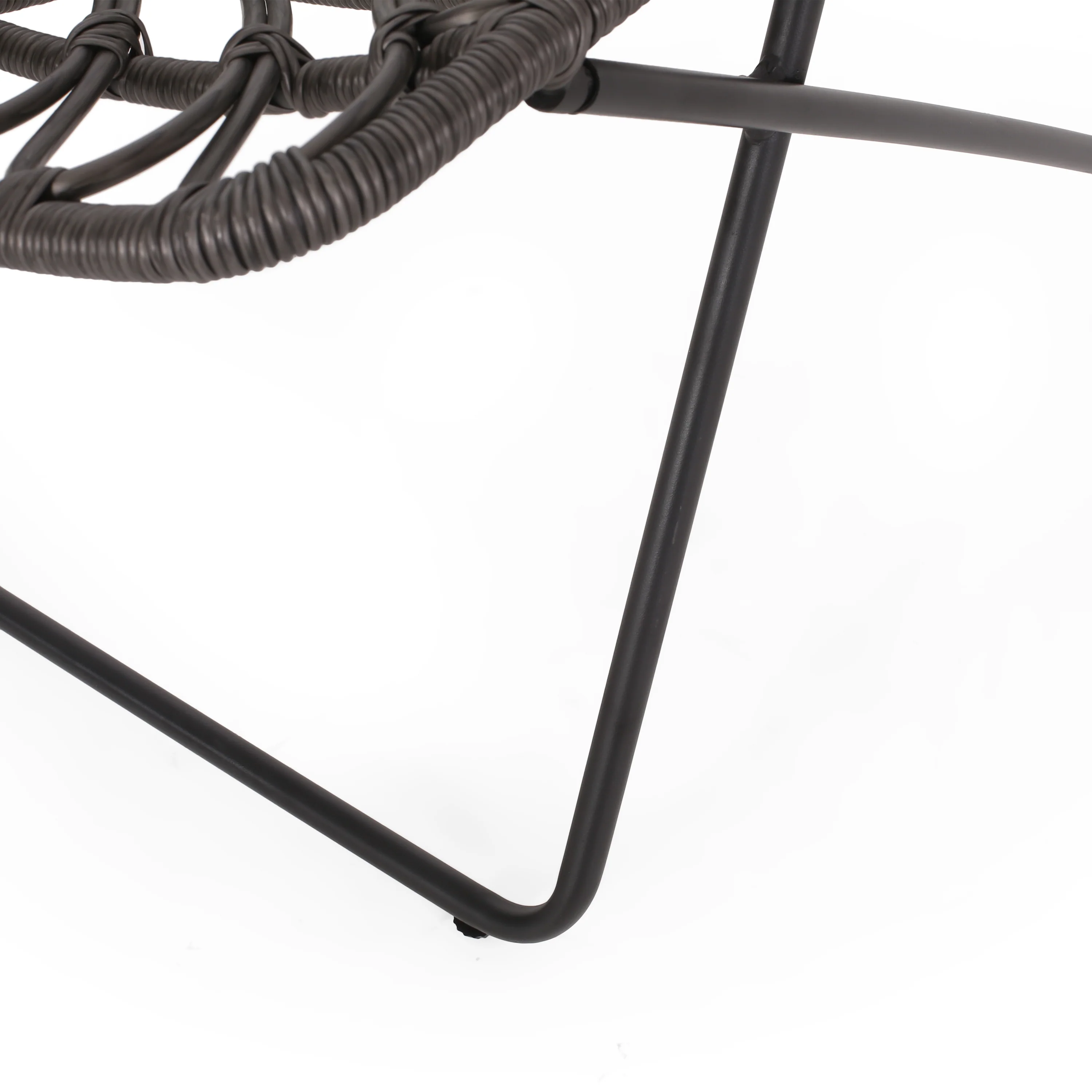 Danbury Outdoor Boho Modern Wicker 3 Piece Chat Set - furnishings