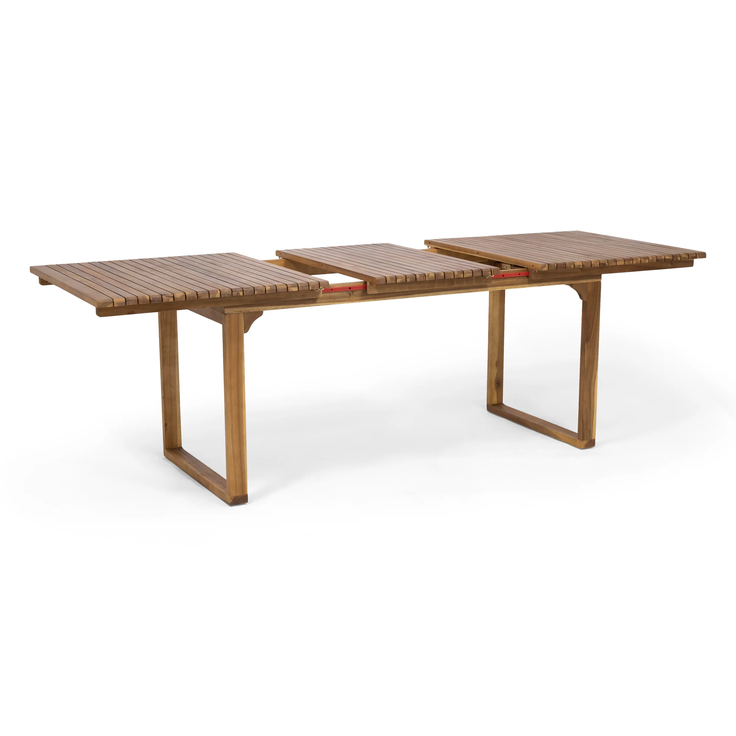 Yilia Outdoor Expandable Acacia Wood Dining Table - furnishings