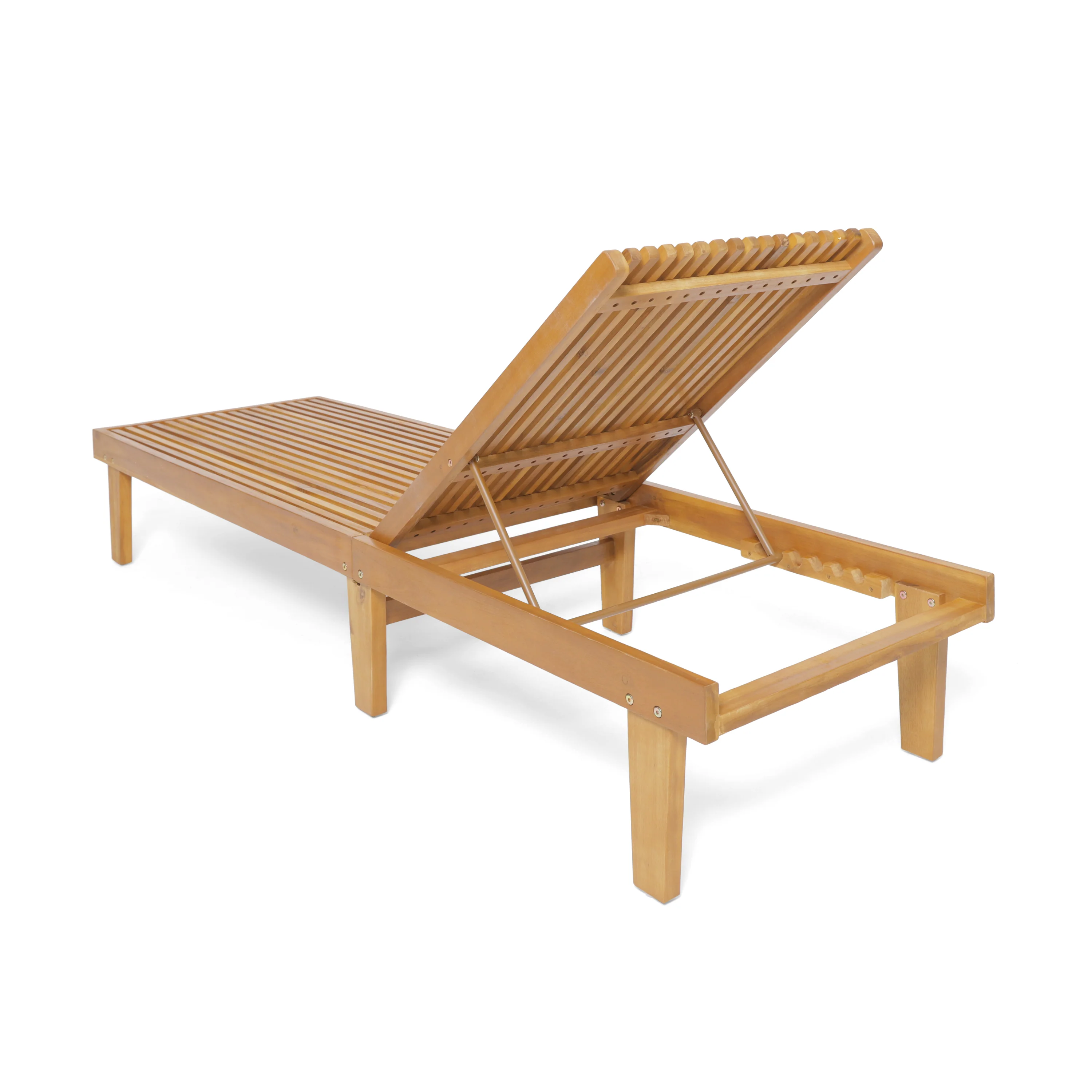 Addisyn Outdoor Wooden Chaise Lounge (Set of 2) - furnishings