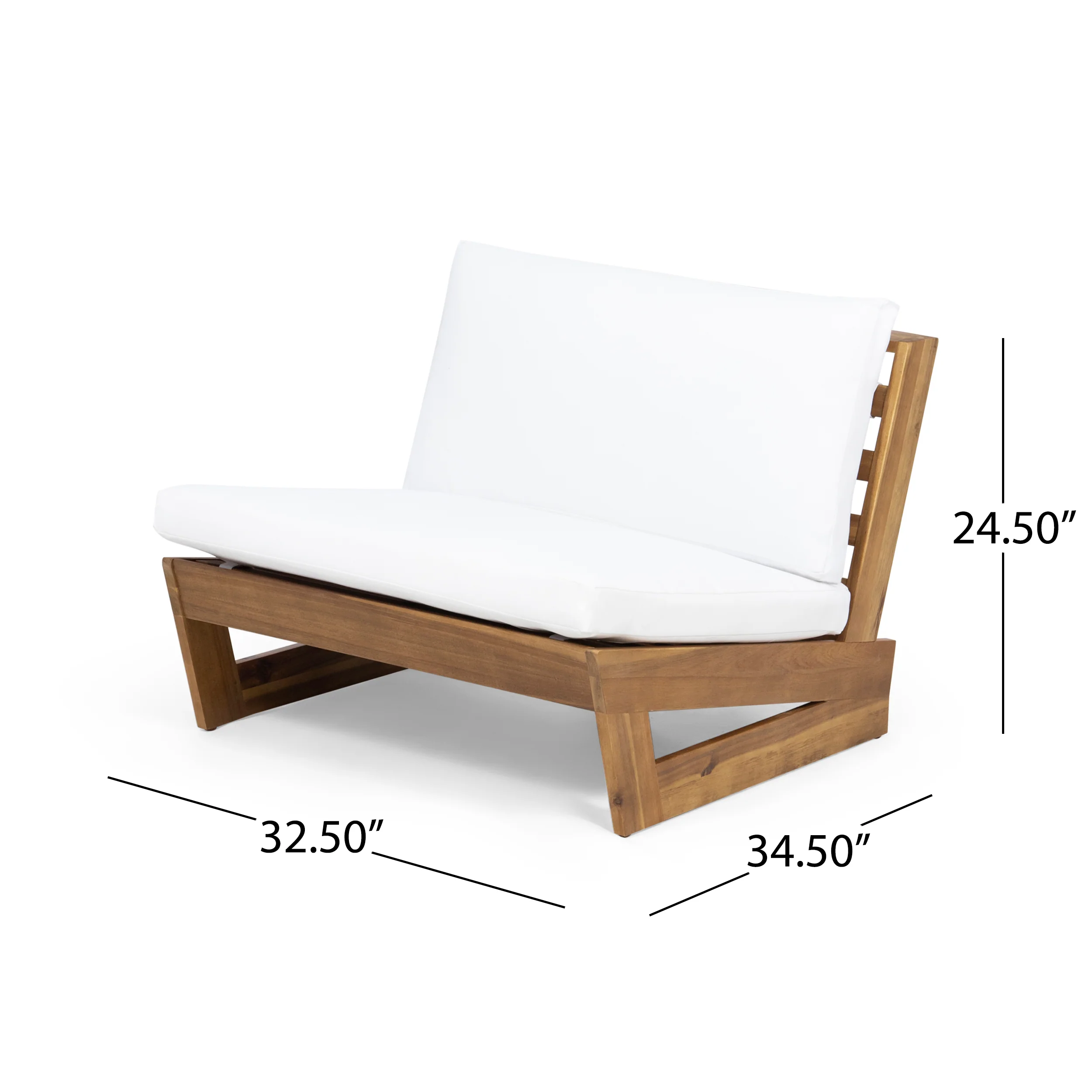 Emma Modern Low-To-Ground Outdoor Pallet Lounge Chairs (Set of 2) - furnishings