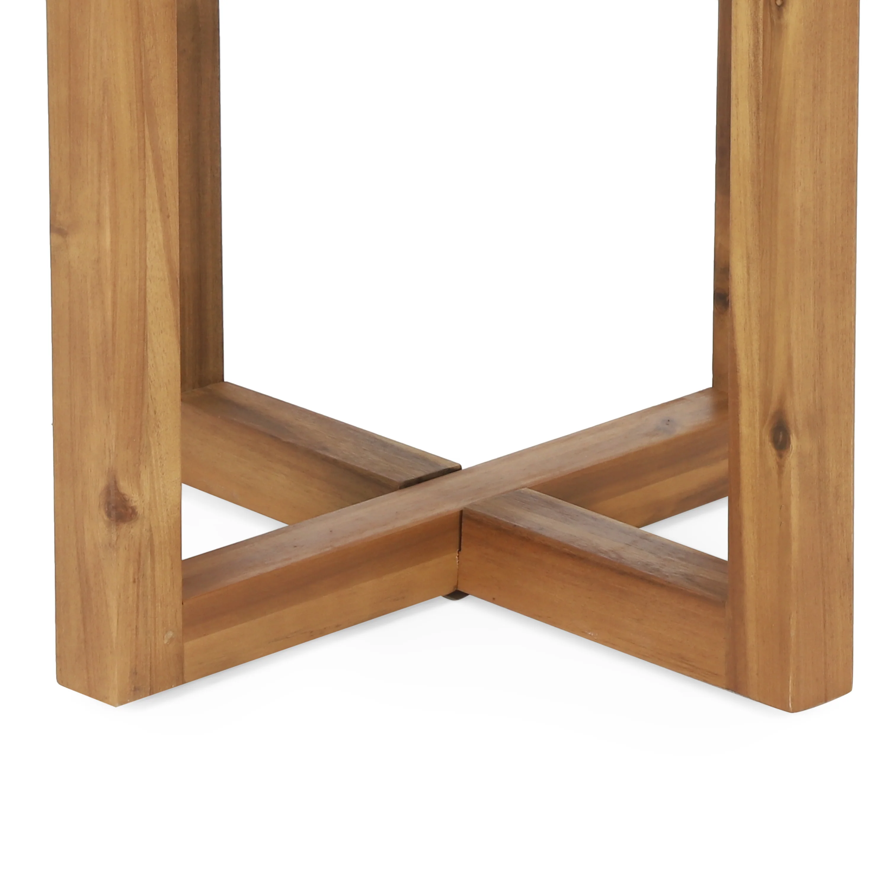 Hobbs Outdoor Acacia Wood Square Side Table, Teak - furnishings