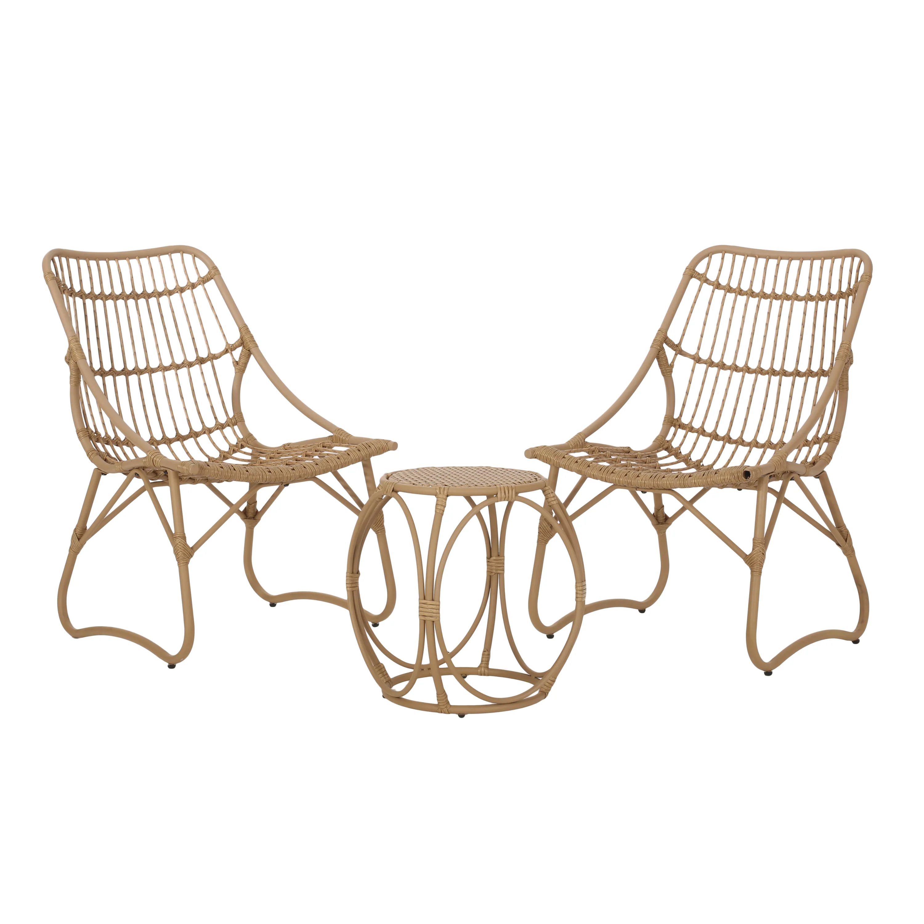 Benfield Outdoor Wicker 3 Piece Chat Set - furnishings