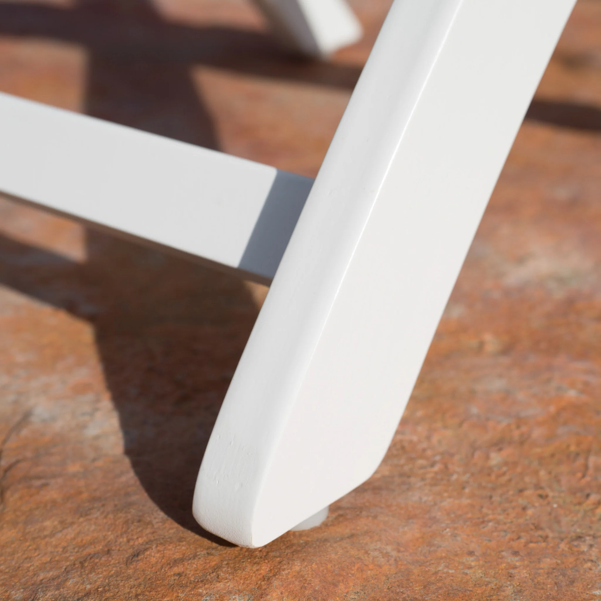 Vicaro Outdoor White Finish Acacia Wood Foldable Dining Chairs - furnishings