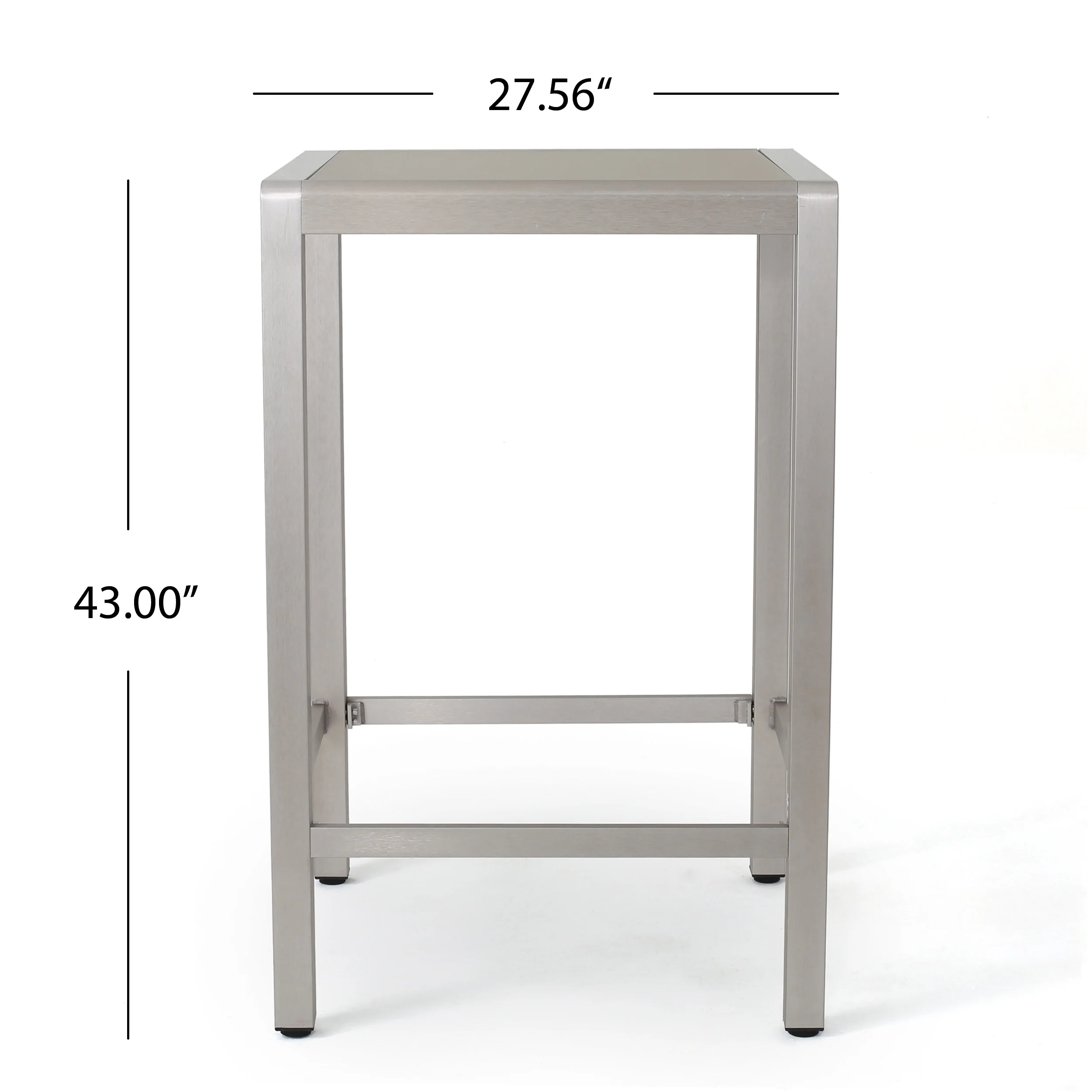 Outdoor Aluminum 5 Piece Bar Set - furnishings