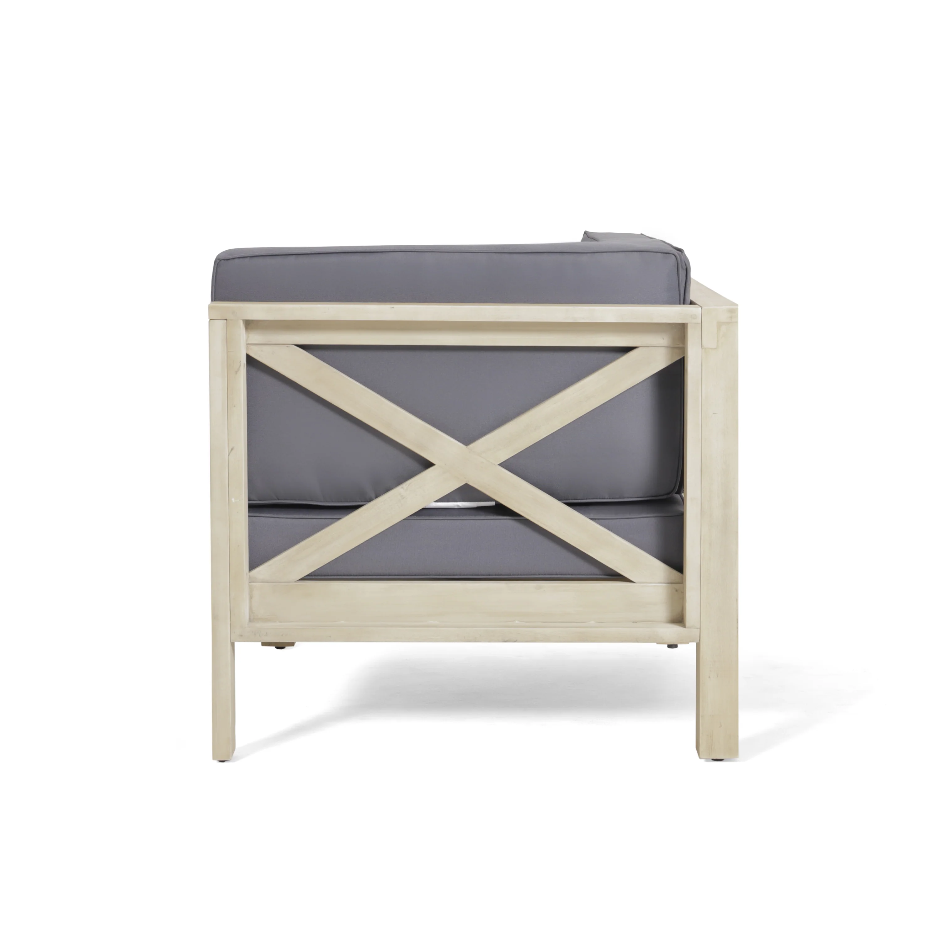 Cynthia Outdoor Acacia Wood 10 Seater U-Shaped Sectional Sofa Set with Fire Pit - furnishings