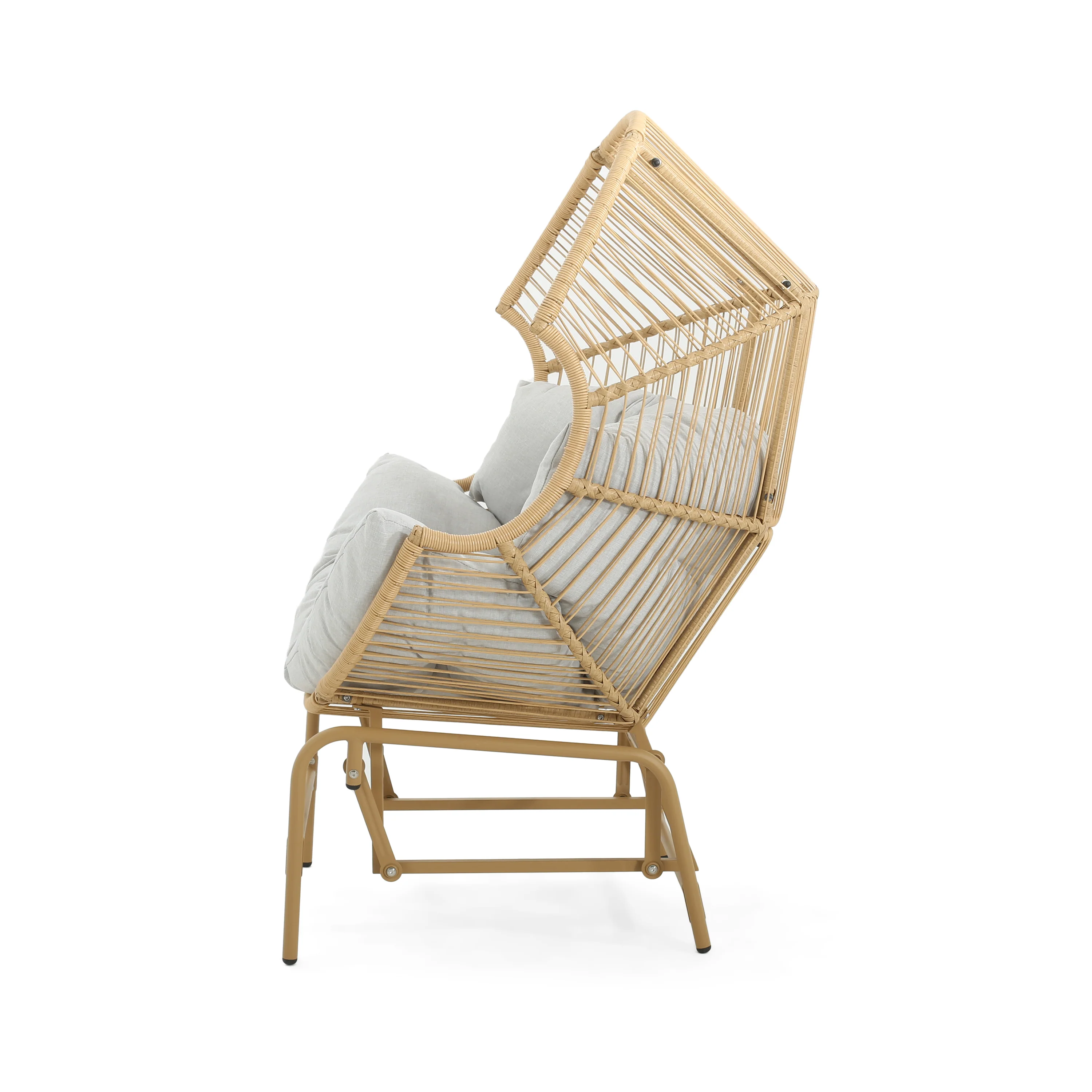 Paloma Outdoor Wicker Gliding Chair - furnishings