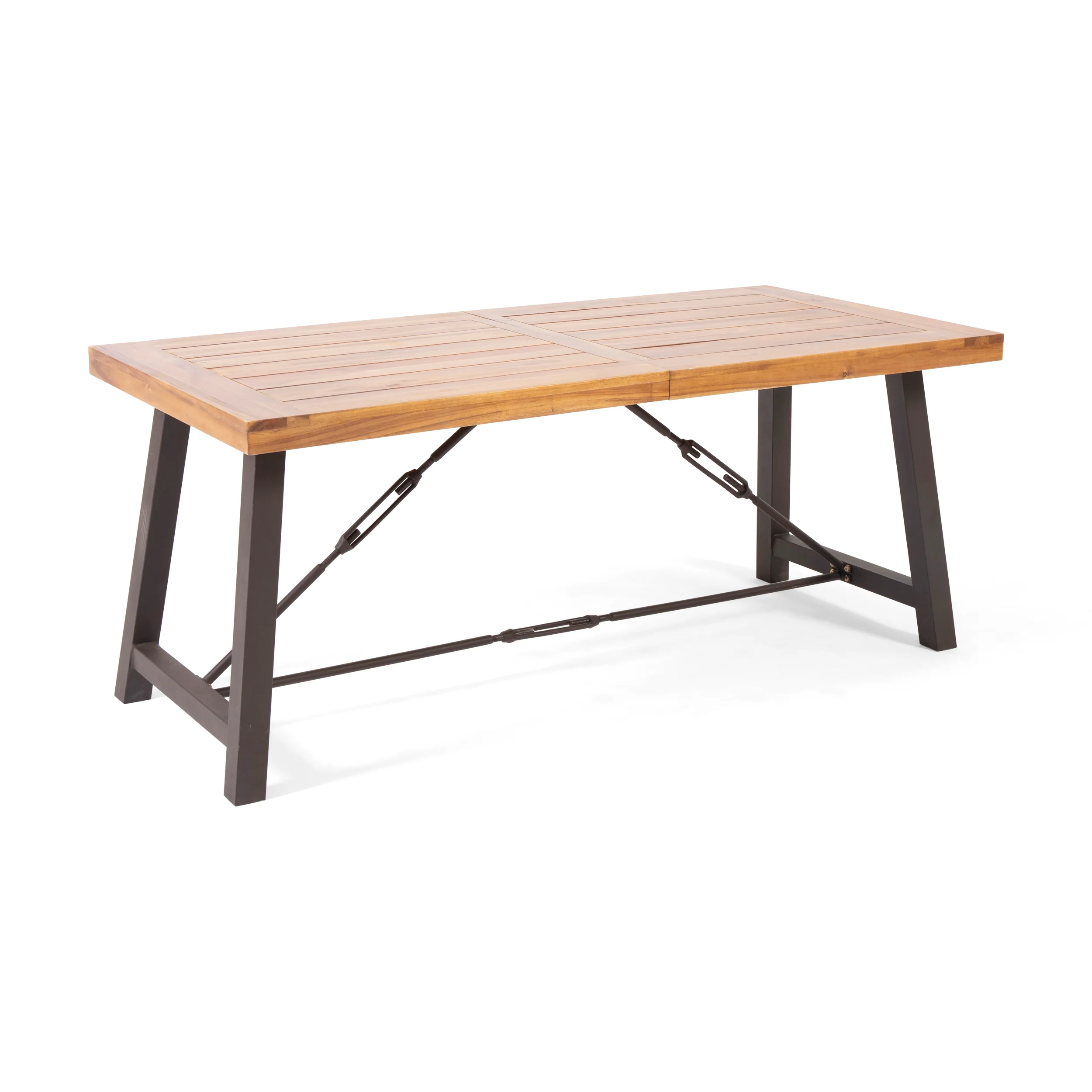 Rosario Modern Industrial Dining Table - furnishings