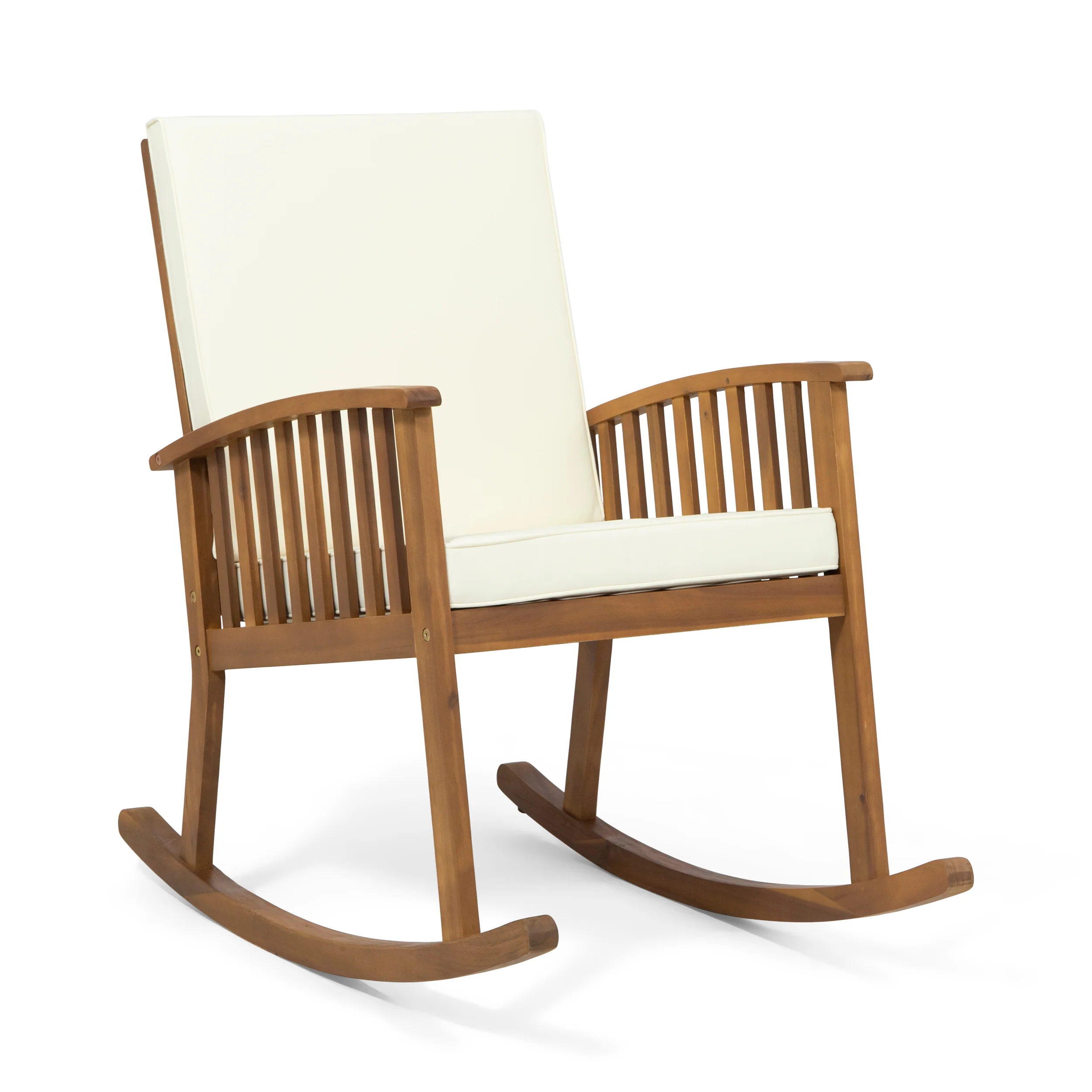 Audrey Outdoor Acacia Wood Rocking Chair - furnishings