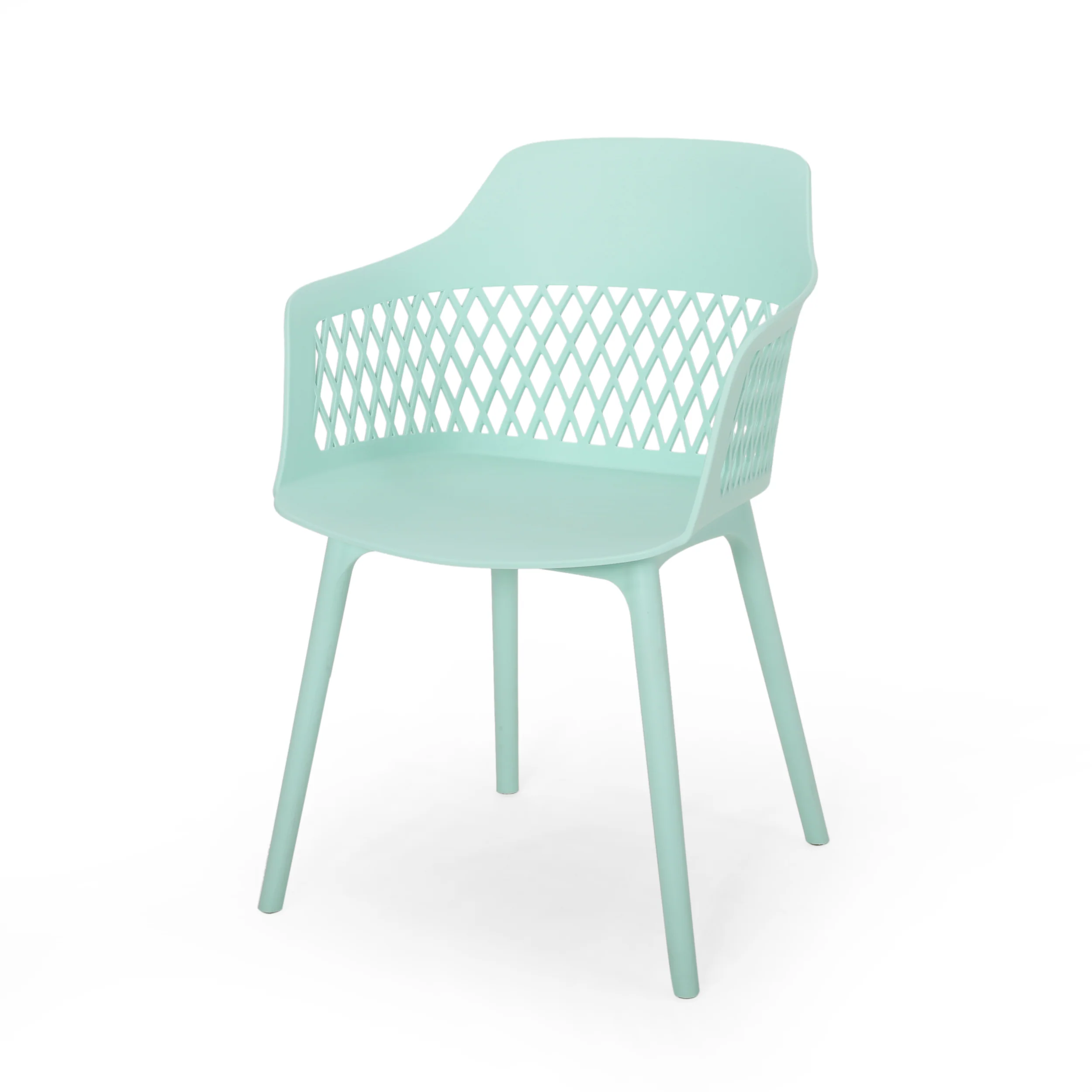 Airyanna Outdoor Modern Dining Chair (Set of 2) - furnishings