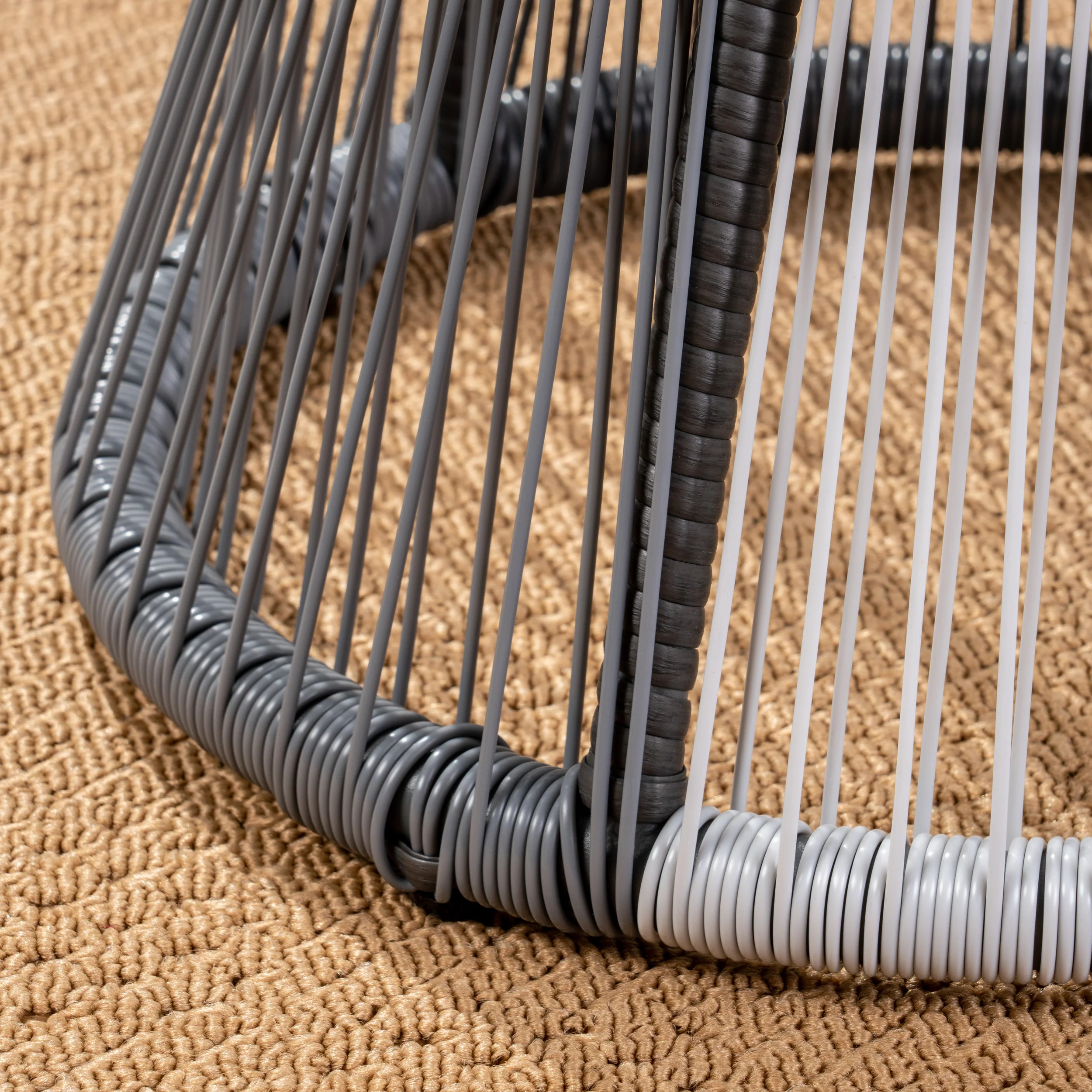 Aiden Outdoor 3 Piece Faux Rattan Chat Set - furnishings