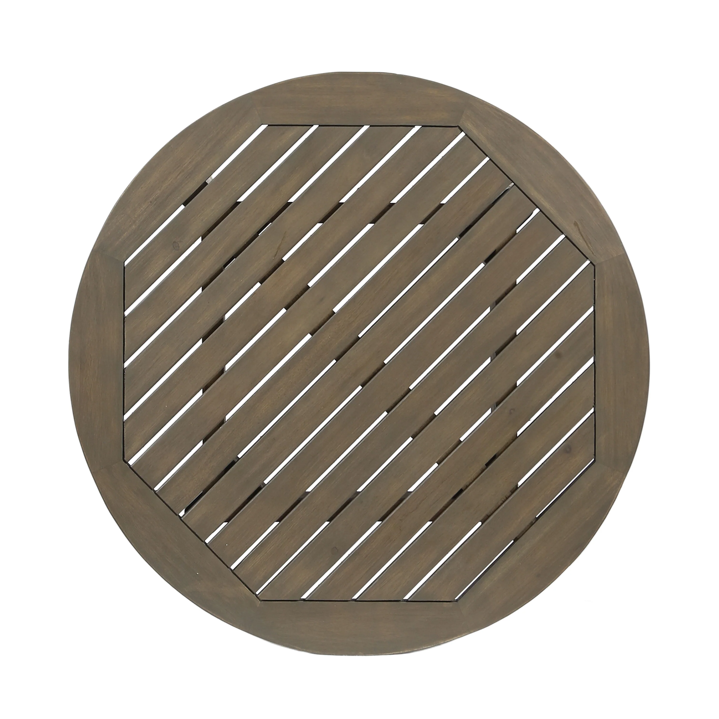 Babb Outdoor 3 Piece Wood  and Wicker Bistro Set - furnishings